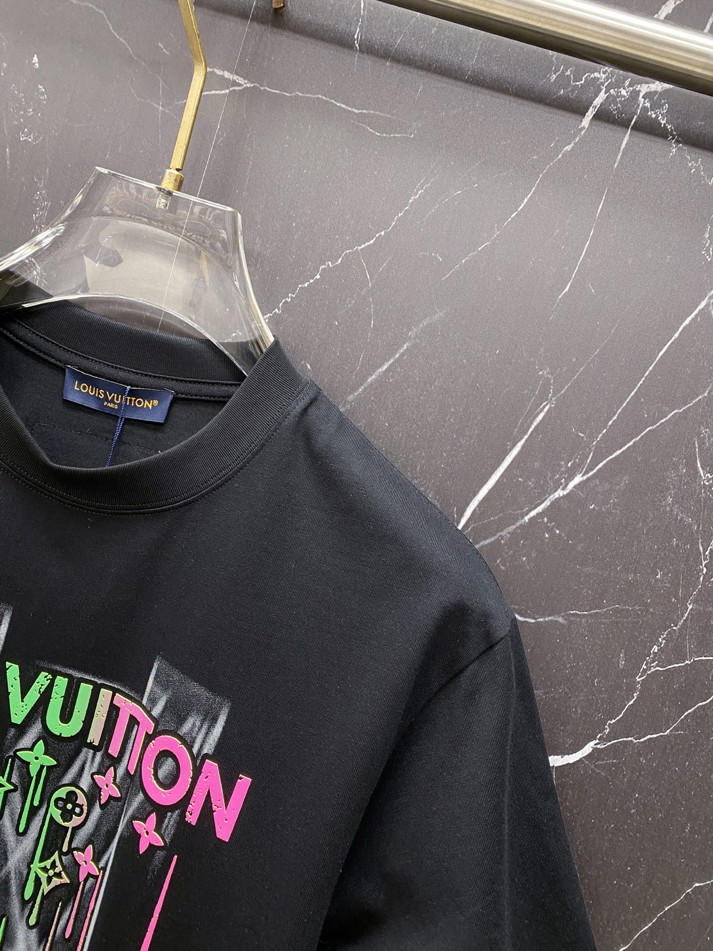 Louis Vuitton Basic Clothing Cotton Black S-l-xxl