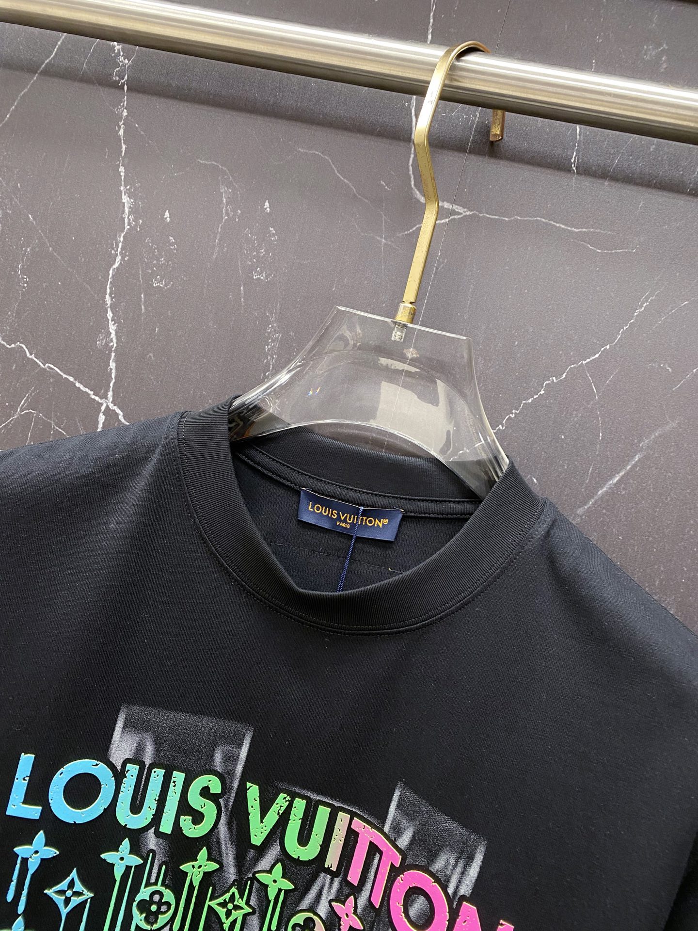 Louis Vuitton Basic Clothing Cotton Black S-l-xxl