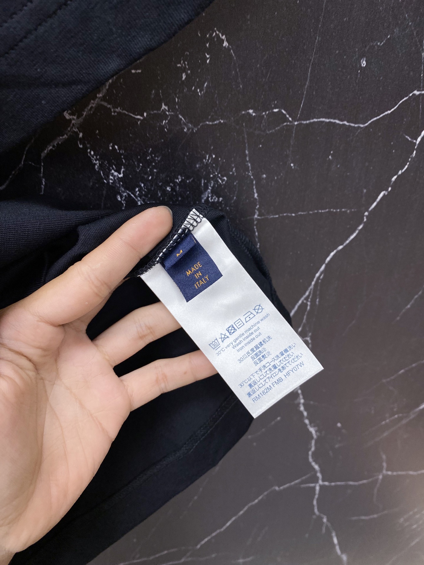 Louis Vuitton Basic Clothing Cotton Black S-l-xxl