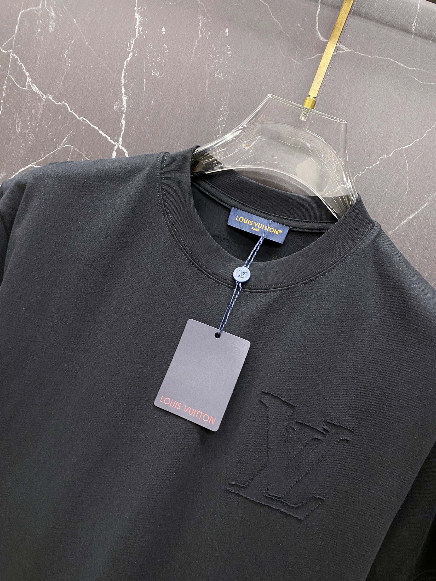 Louis Vuitton Basic Clothing Cotton Black S-l-xxl