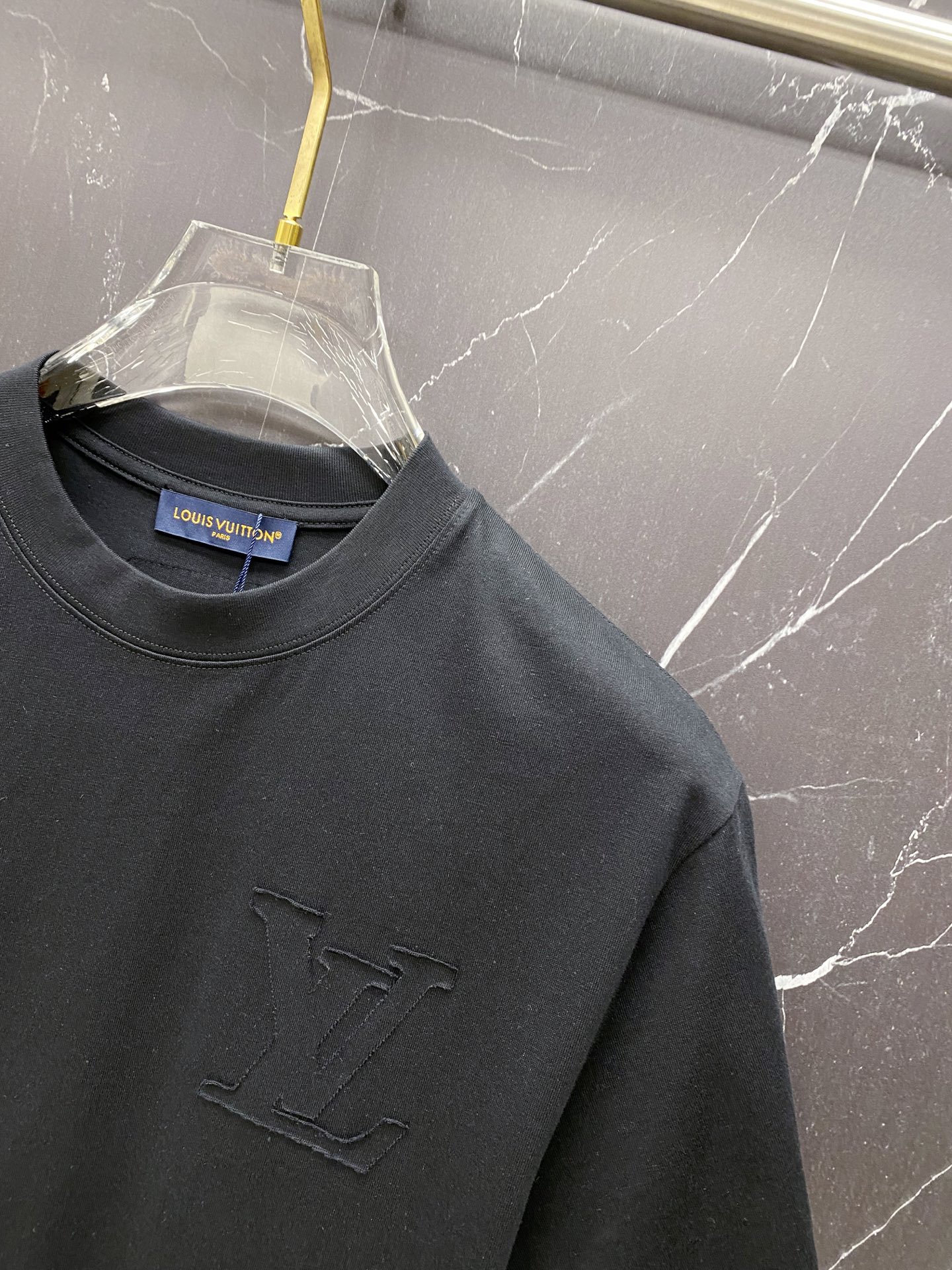 Louis Vuitton Basic Clothing Cotton Black S-l-xxl