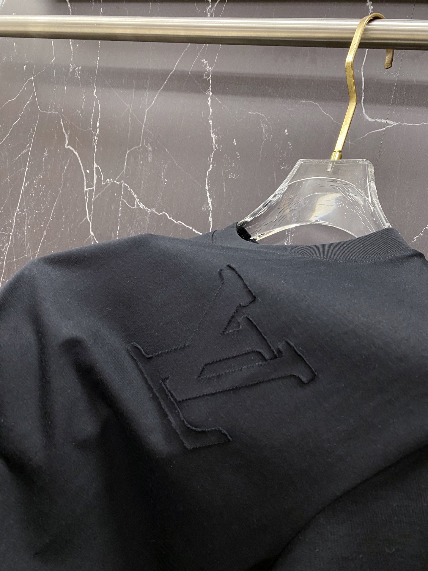 Louis Vuitton Basic Clothing Cotton Black S-l-xxl