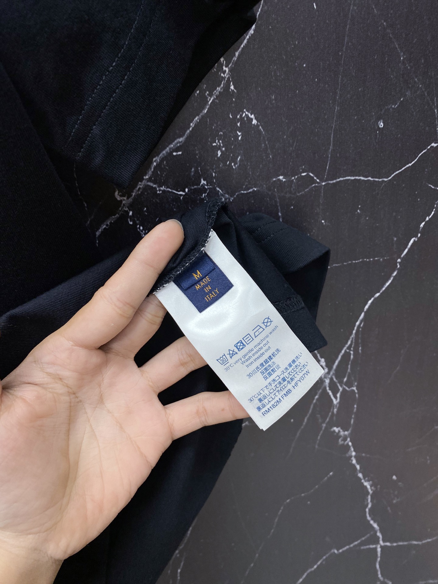 Louis Vuitton Basic Clothing Cotton Black S-l-xxl