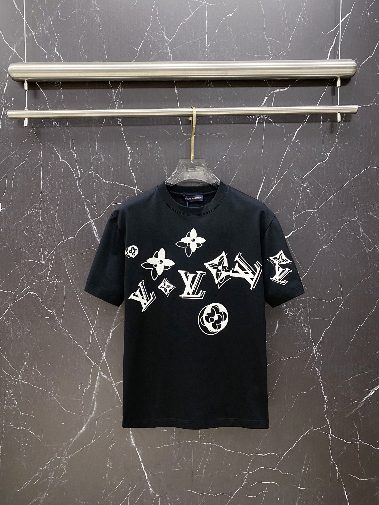 Louis Vuitton Basic Clothing Cotton Black S-l-xxl