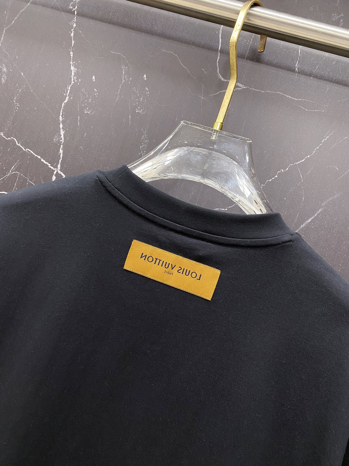 Louis Vuitton Basic Clothing Cotton Black S-l-xxl