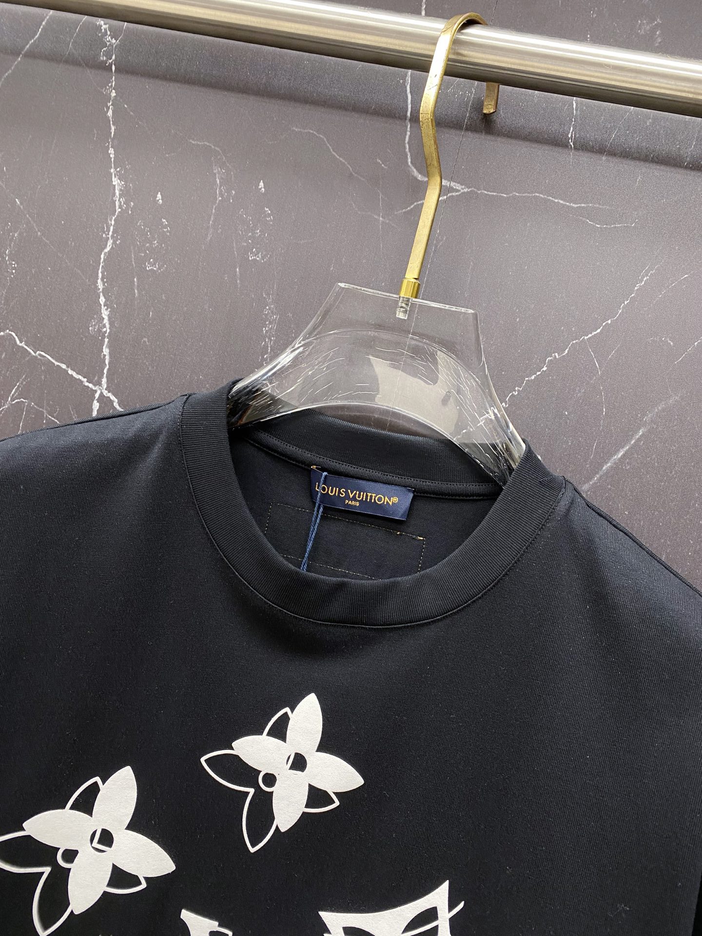 Louis Vuitton Basic Clothing Cotton Black S-l-xxl