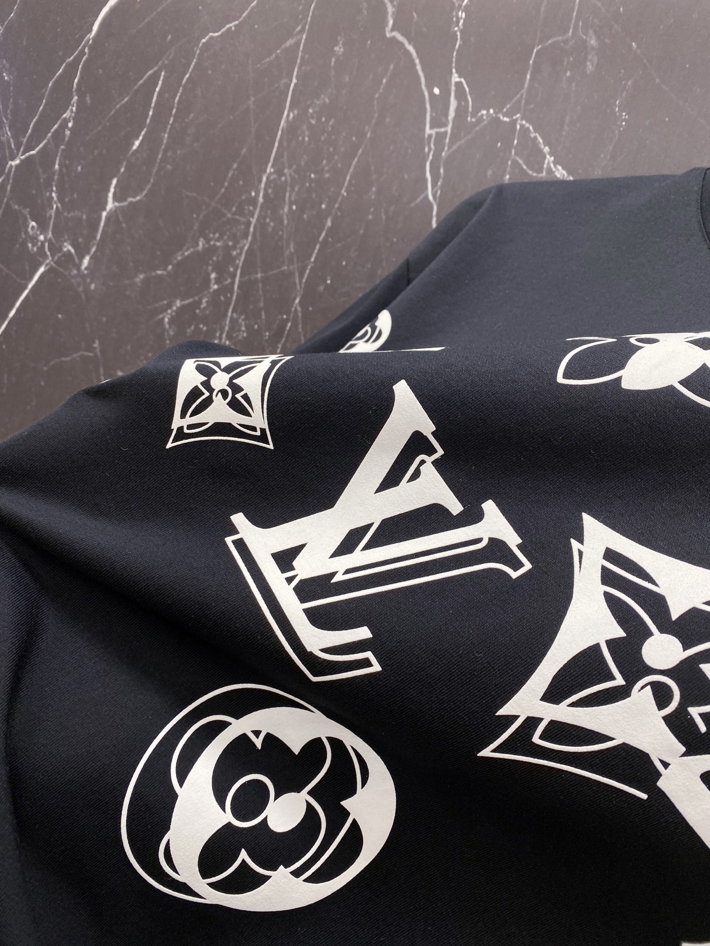 Louis Vuitton Basic Clothing Cotton Black S-l-xxl