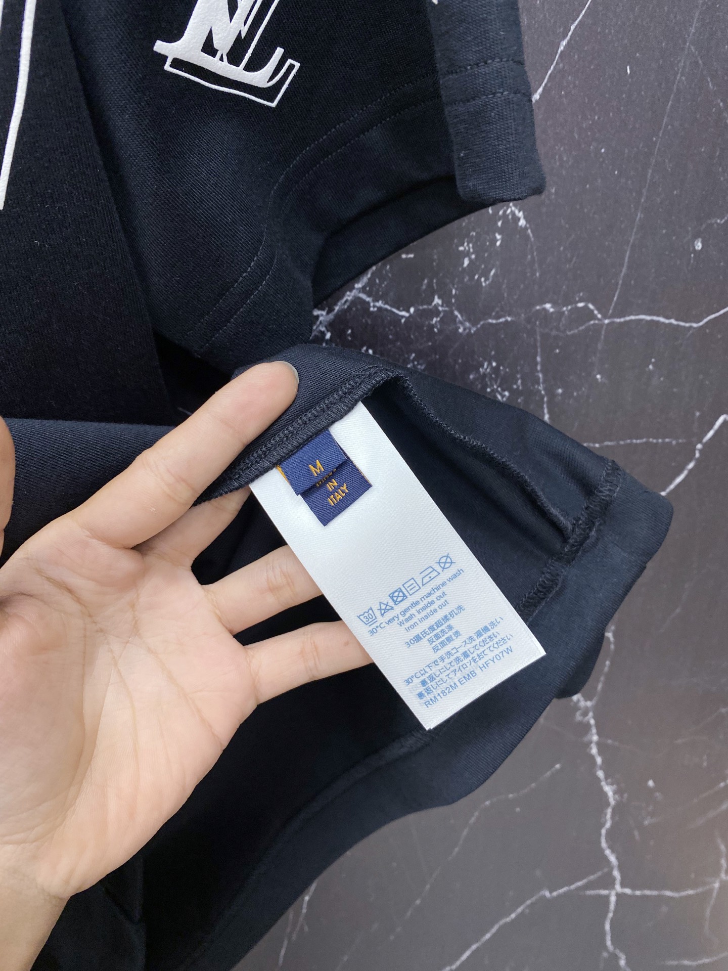 Louis Vuitton Basic Clothing Cotton Black S-l-xxl