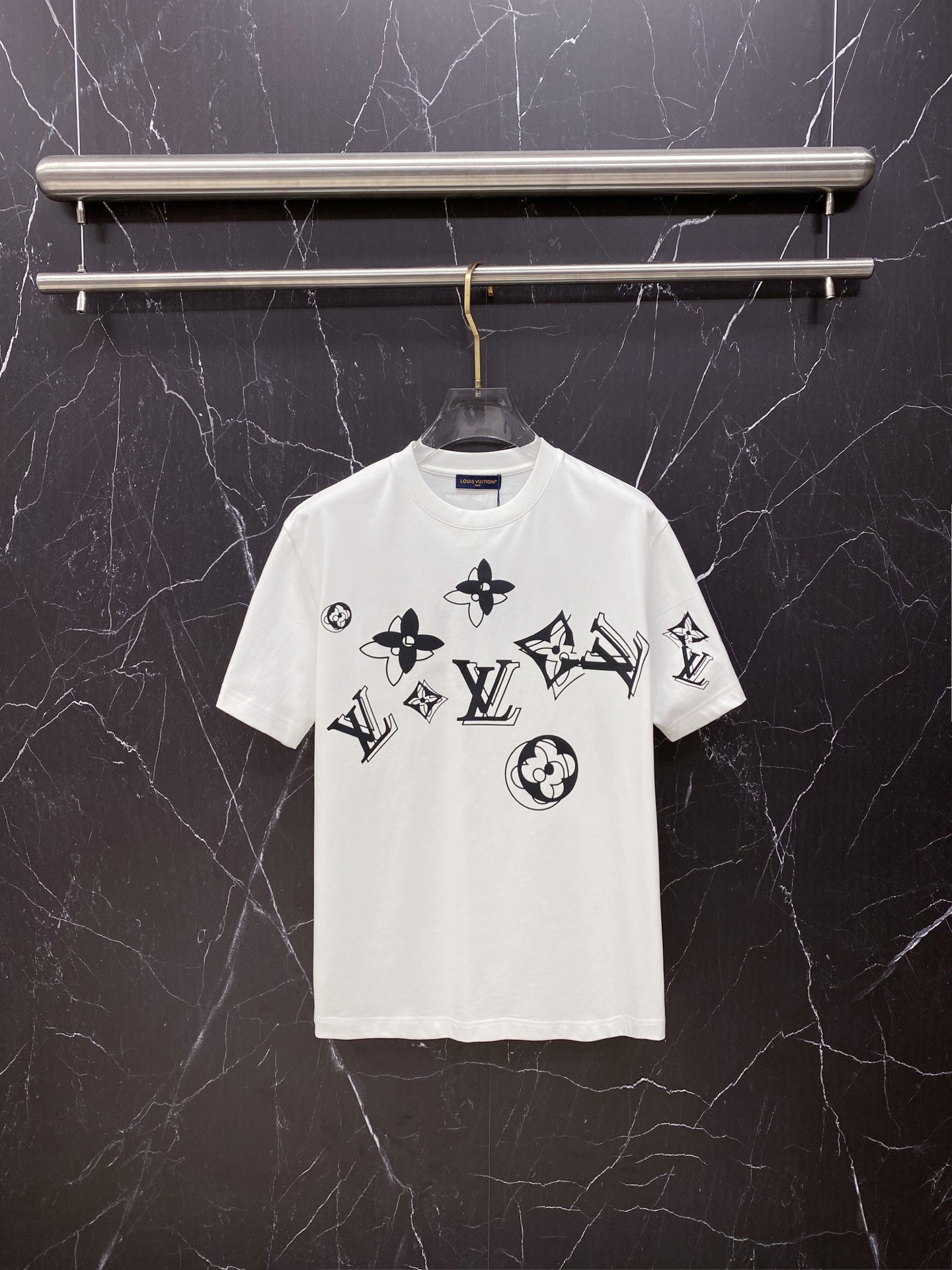 Louis Vuitton Basic Clothing Cotton Black S-l-xxl