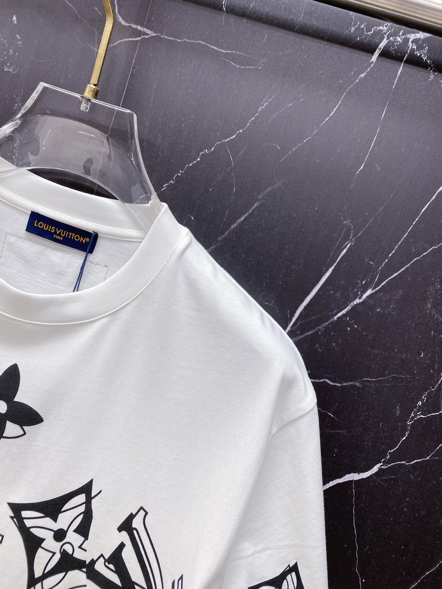 Louis Vuitton Basic Clothing Cotton Black S-l-xxl