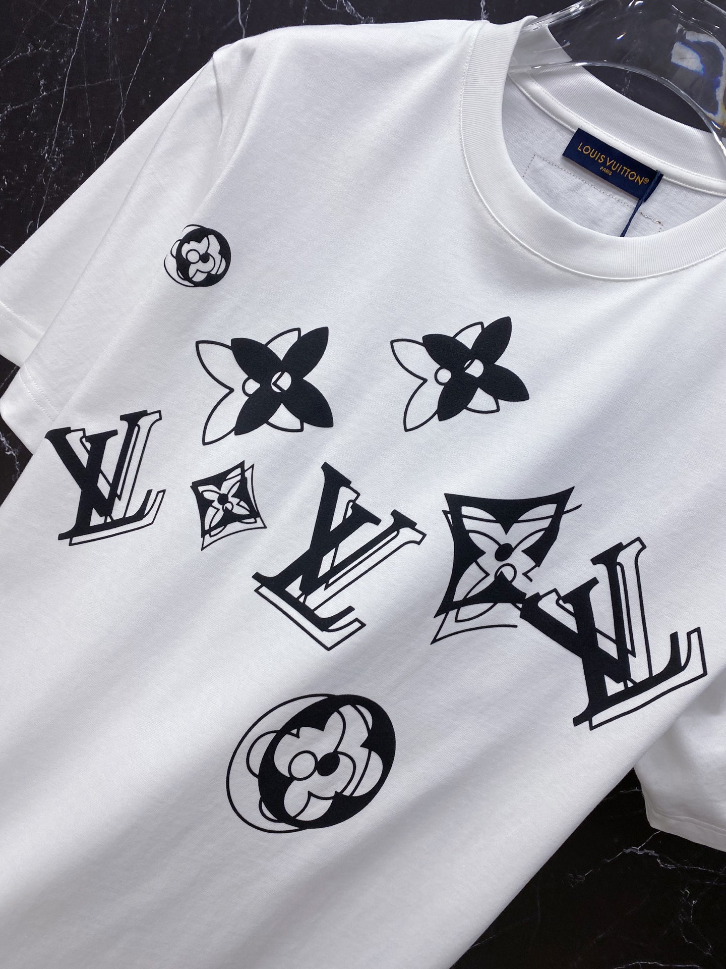 Louis Vuitton Basic Clothing Cotton Black S-l-xxl