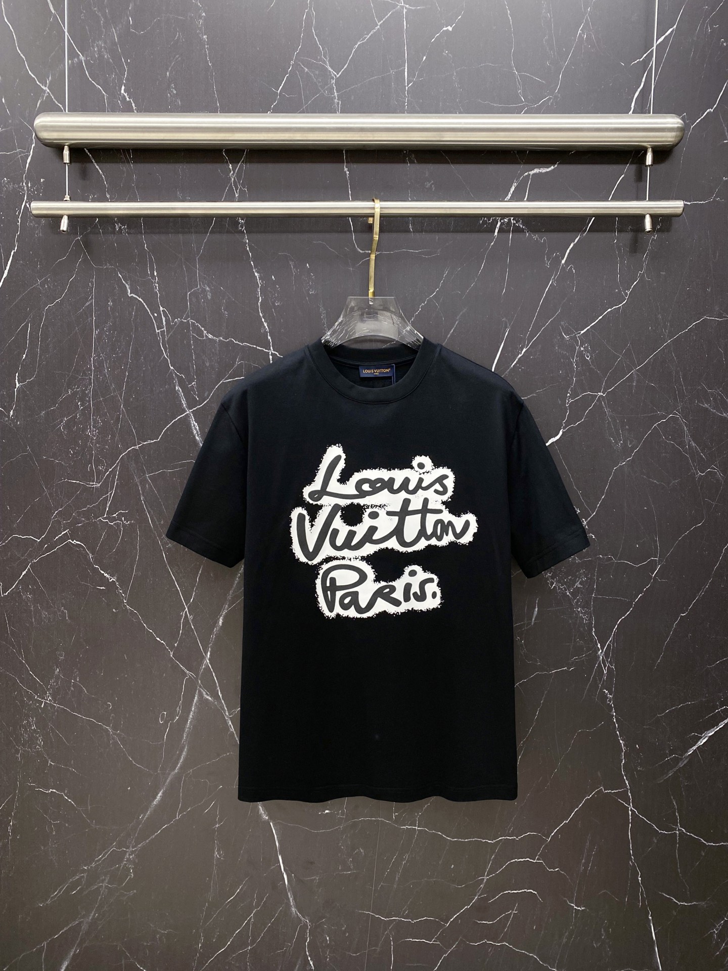 Louis Vuitton Basic Clothing Cotton Black S-l-xxl