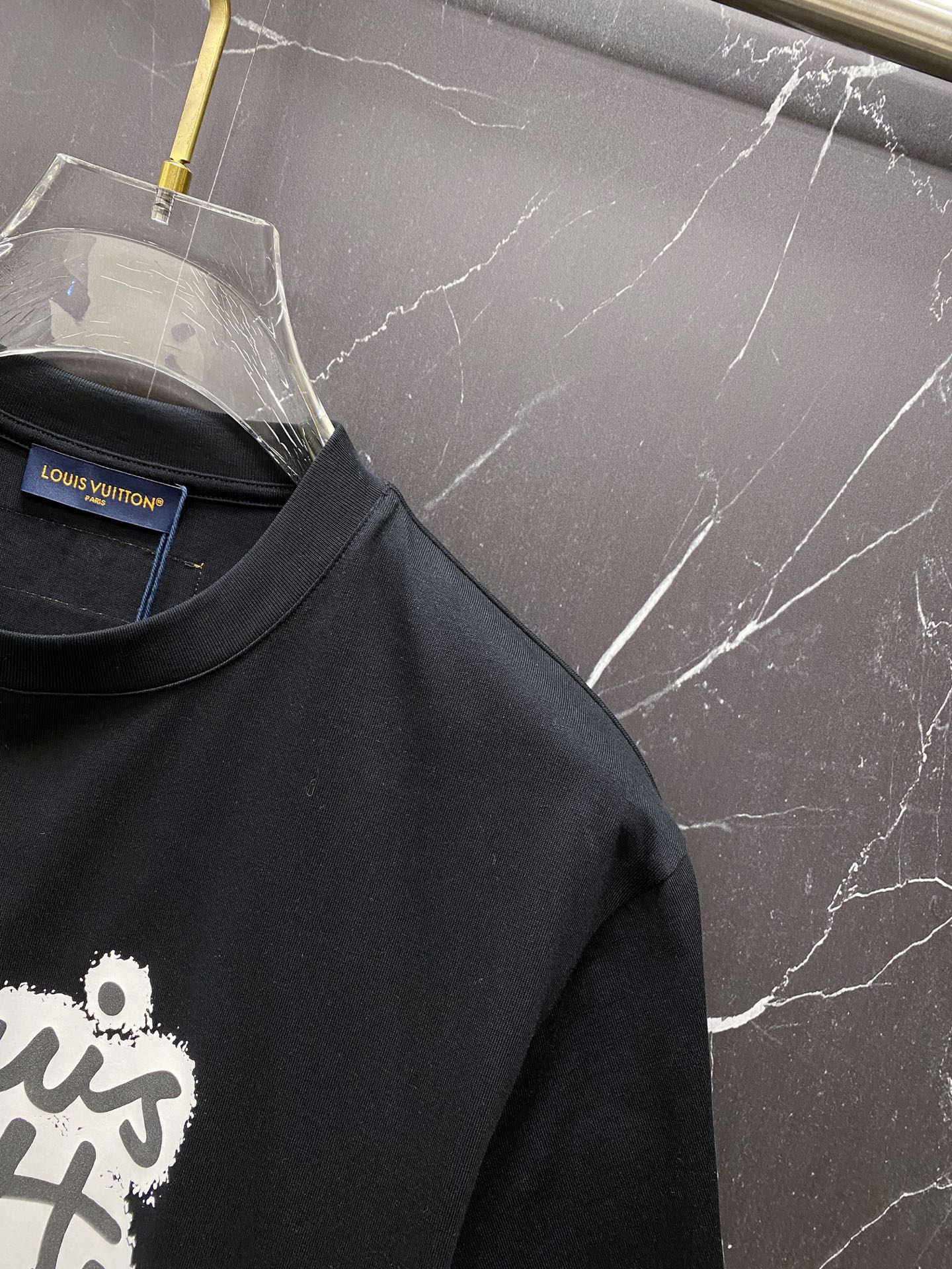 Louis Vuitton Basic Clothing Cotton Black S-l-xxl