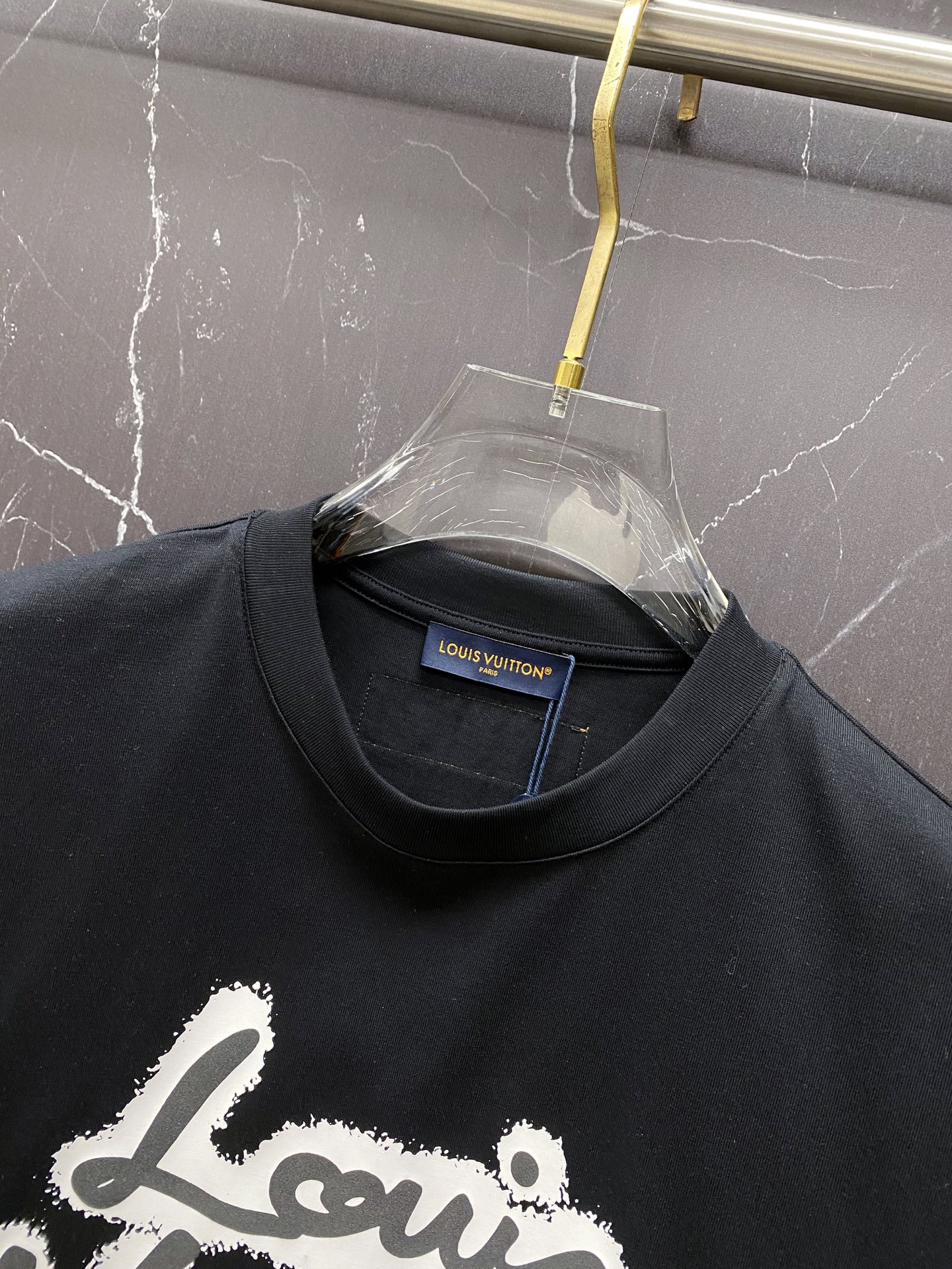 Louis Vuitton Basic Clothing Cotton Black S-l-xxl