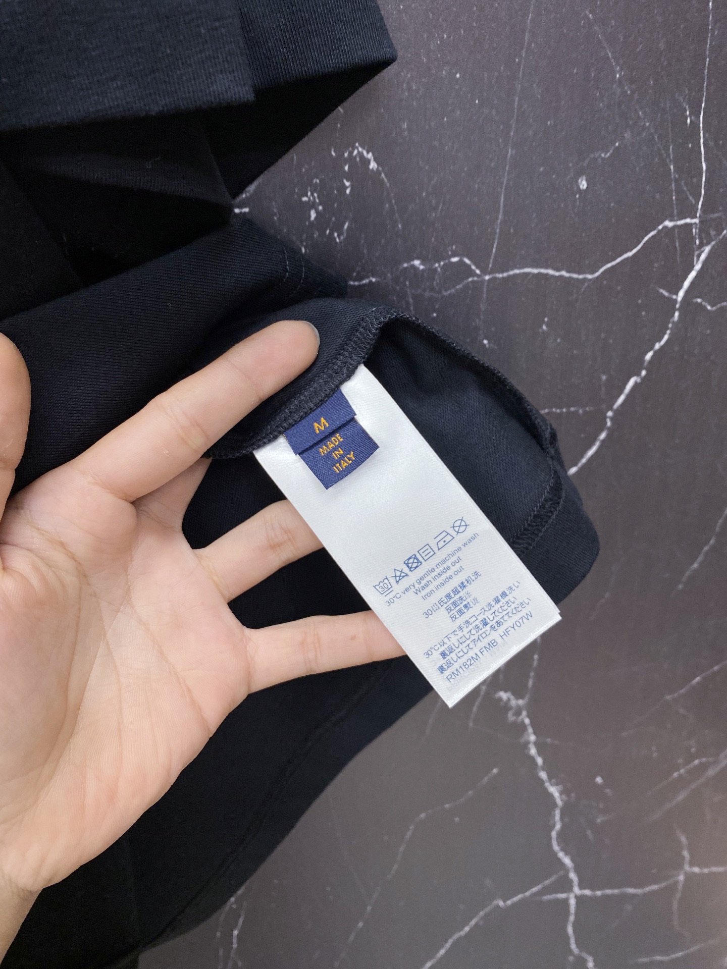 Louis Vuitton Basic Clothing Cotton Black S-l-xxl