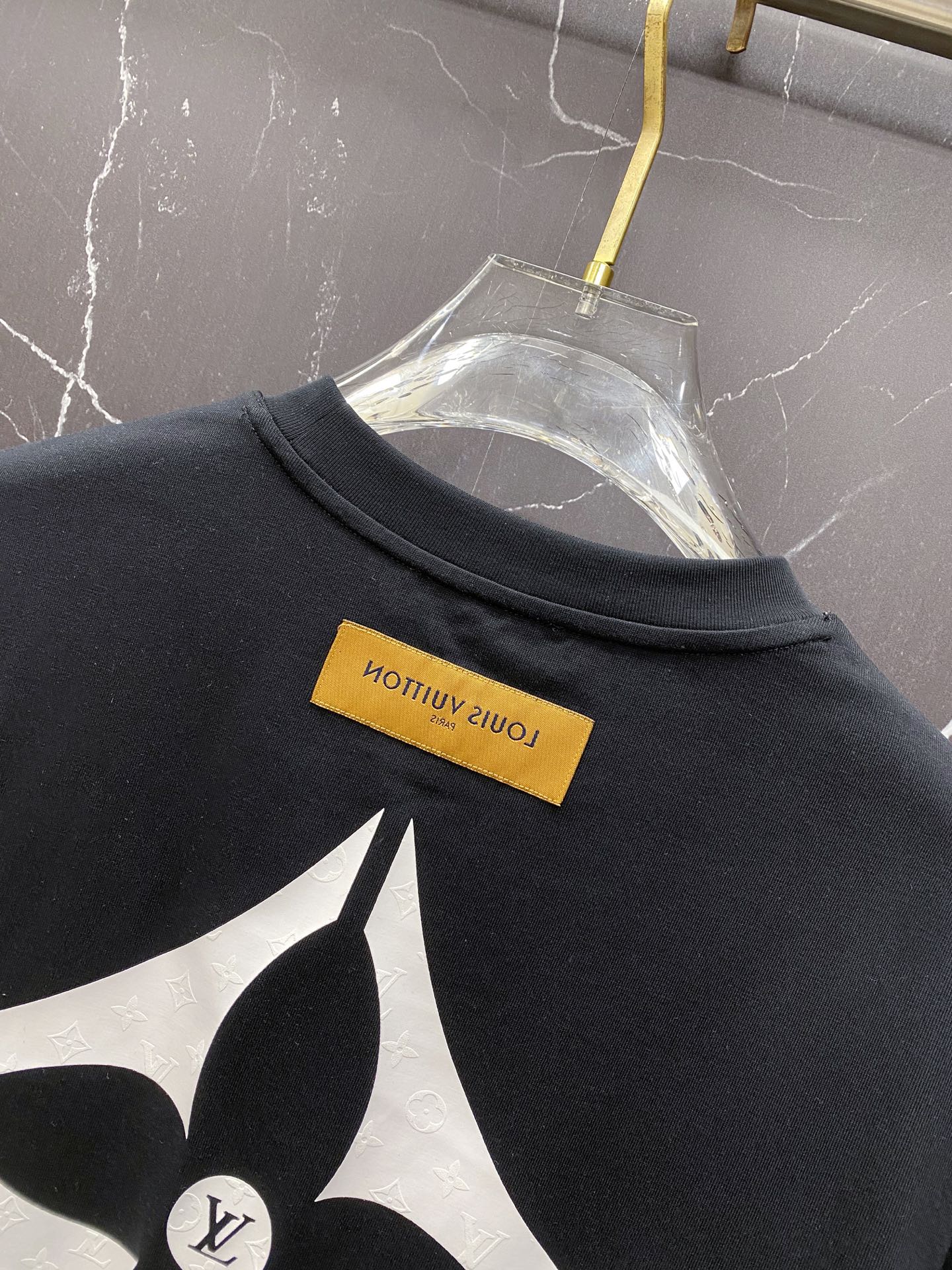 Louis Vuitton Basic Clothing Cotton Black S-l-xxl