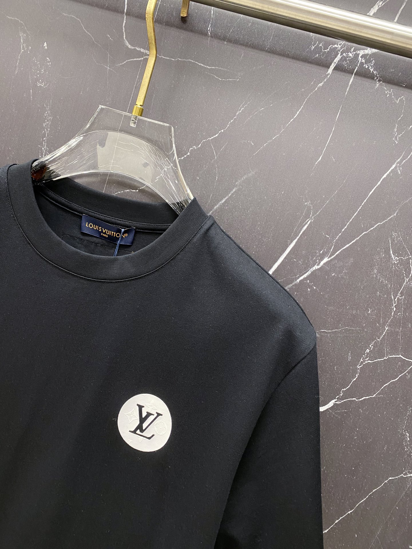 Louis Vuitton Basic Clothing Cotton Black S-l-xxl