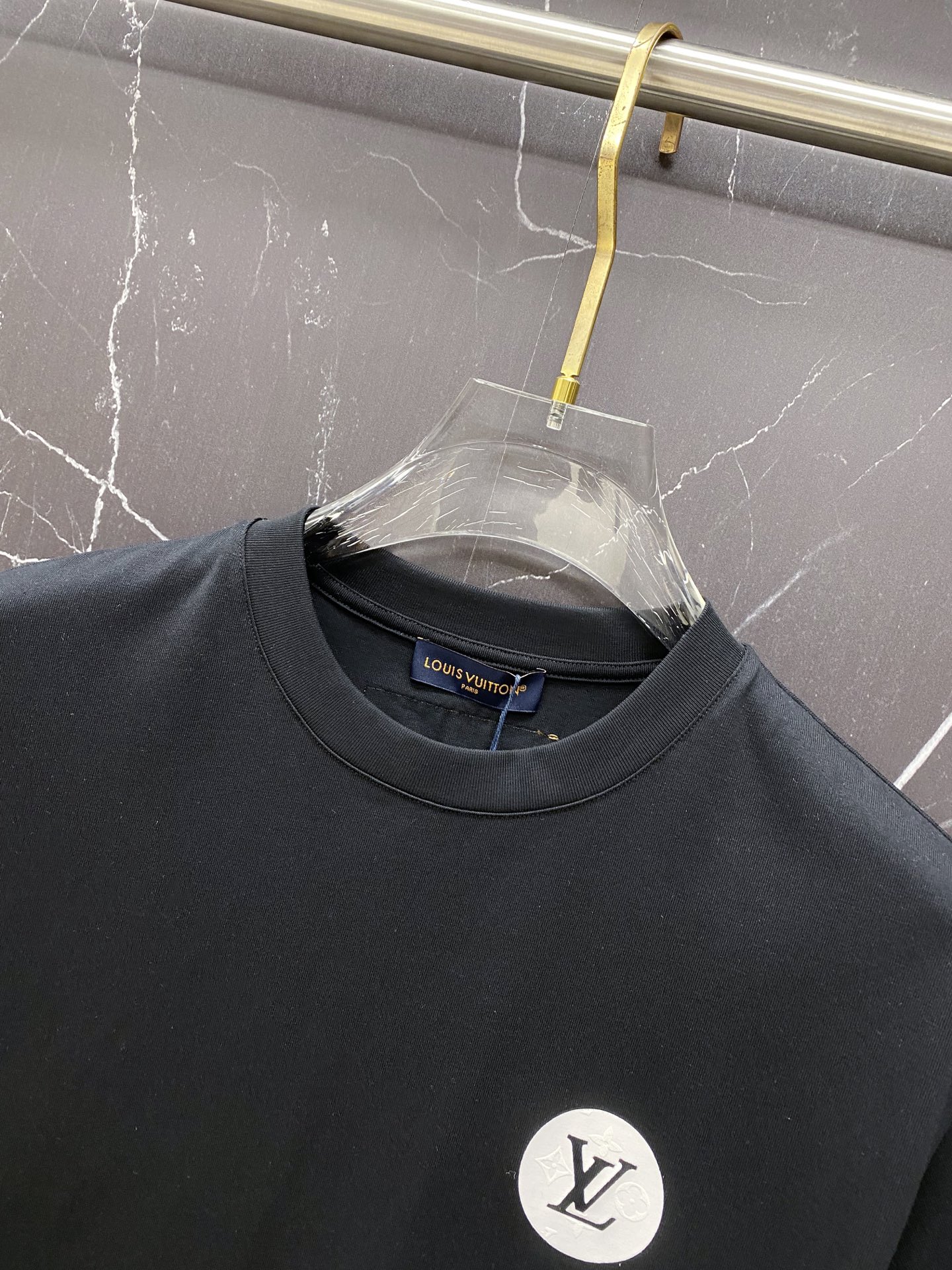 Louis Vuitton Basic Clothing Cotton Black S-l-xxl