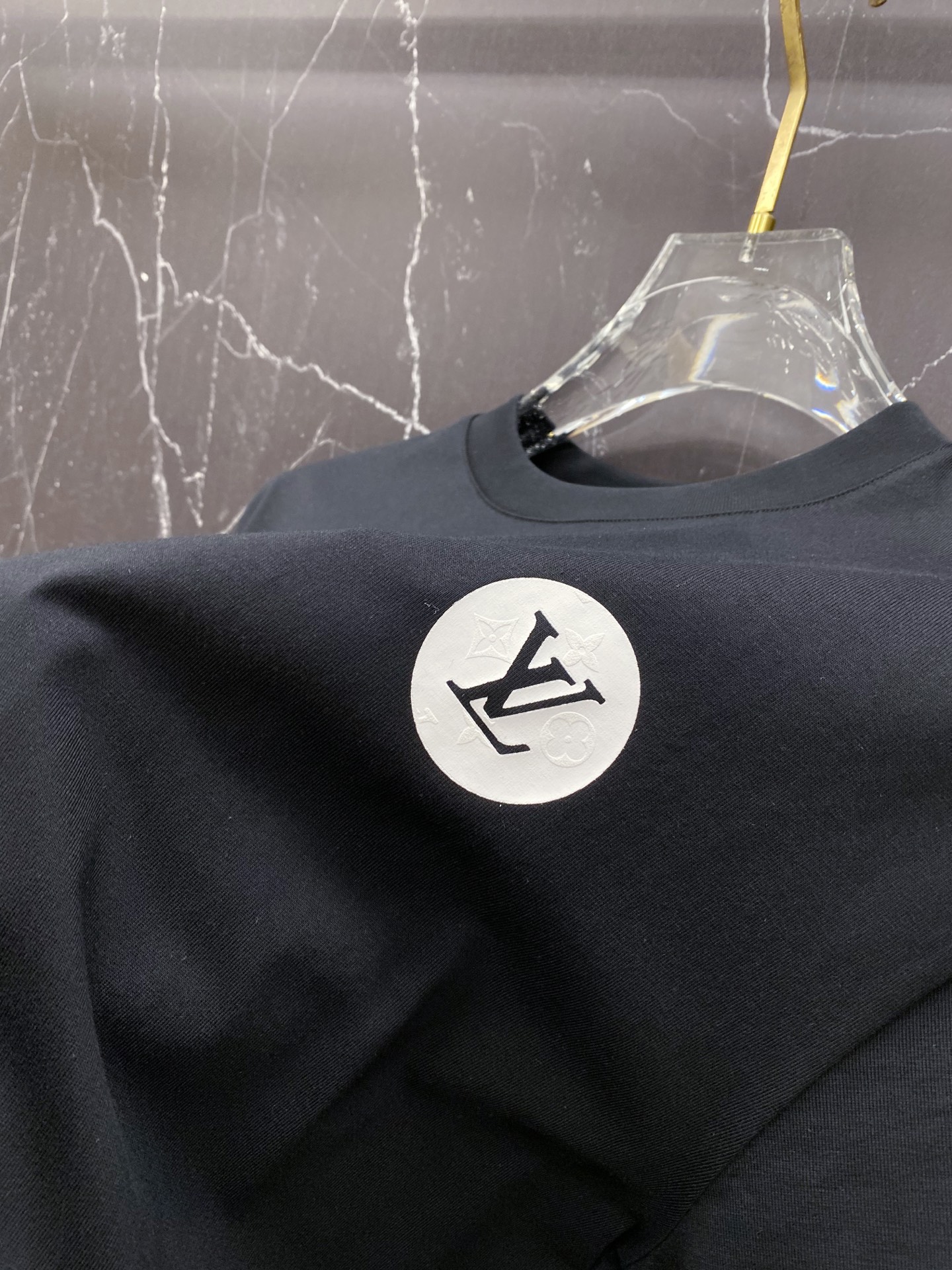 Louis Vuitton Basic Clothing Cotton Black S-l-xxl