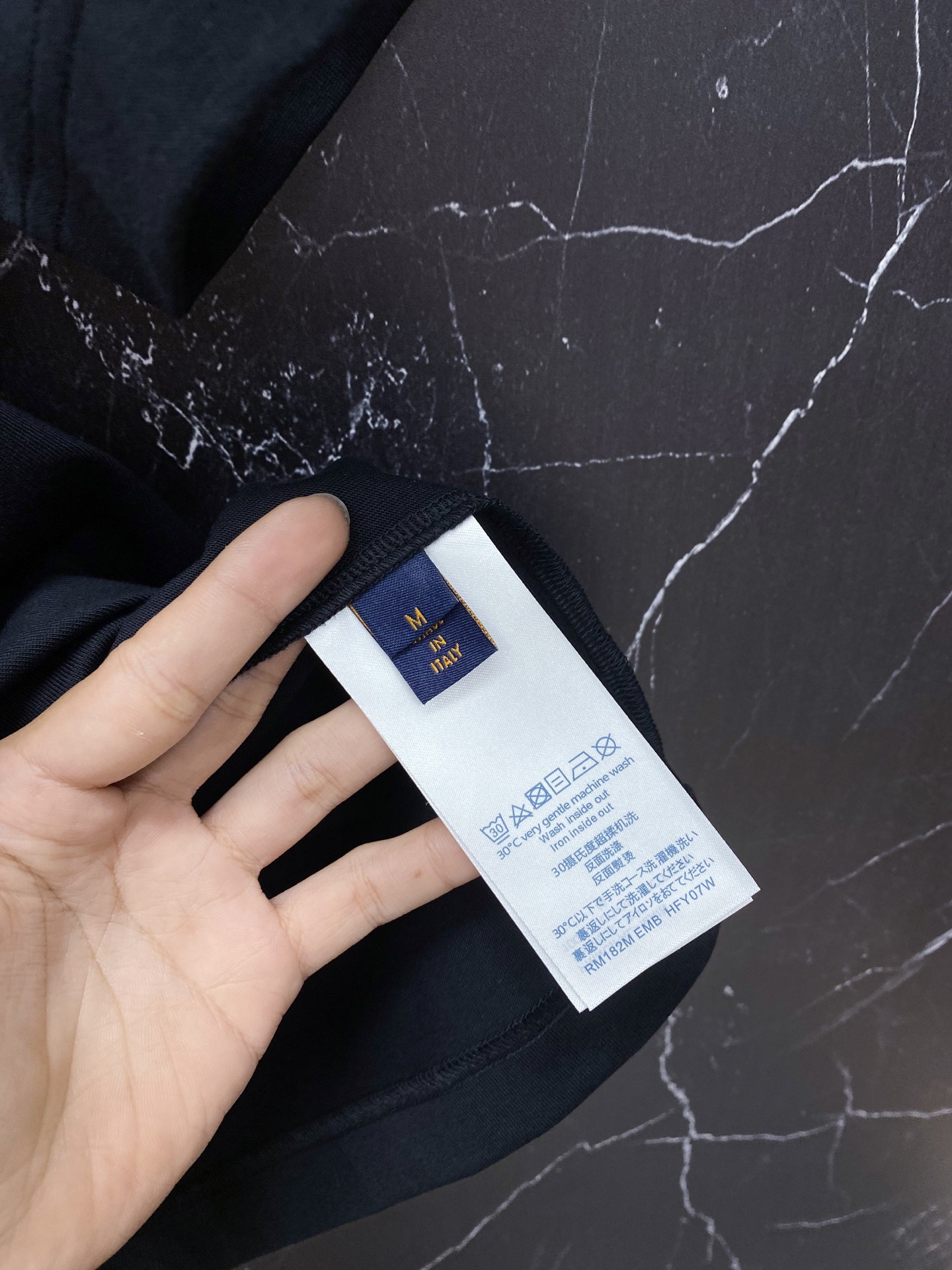 Louis Vuitton Basic Clothing Cotton Black S-l-xxl