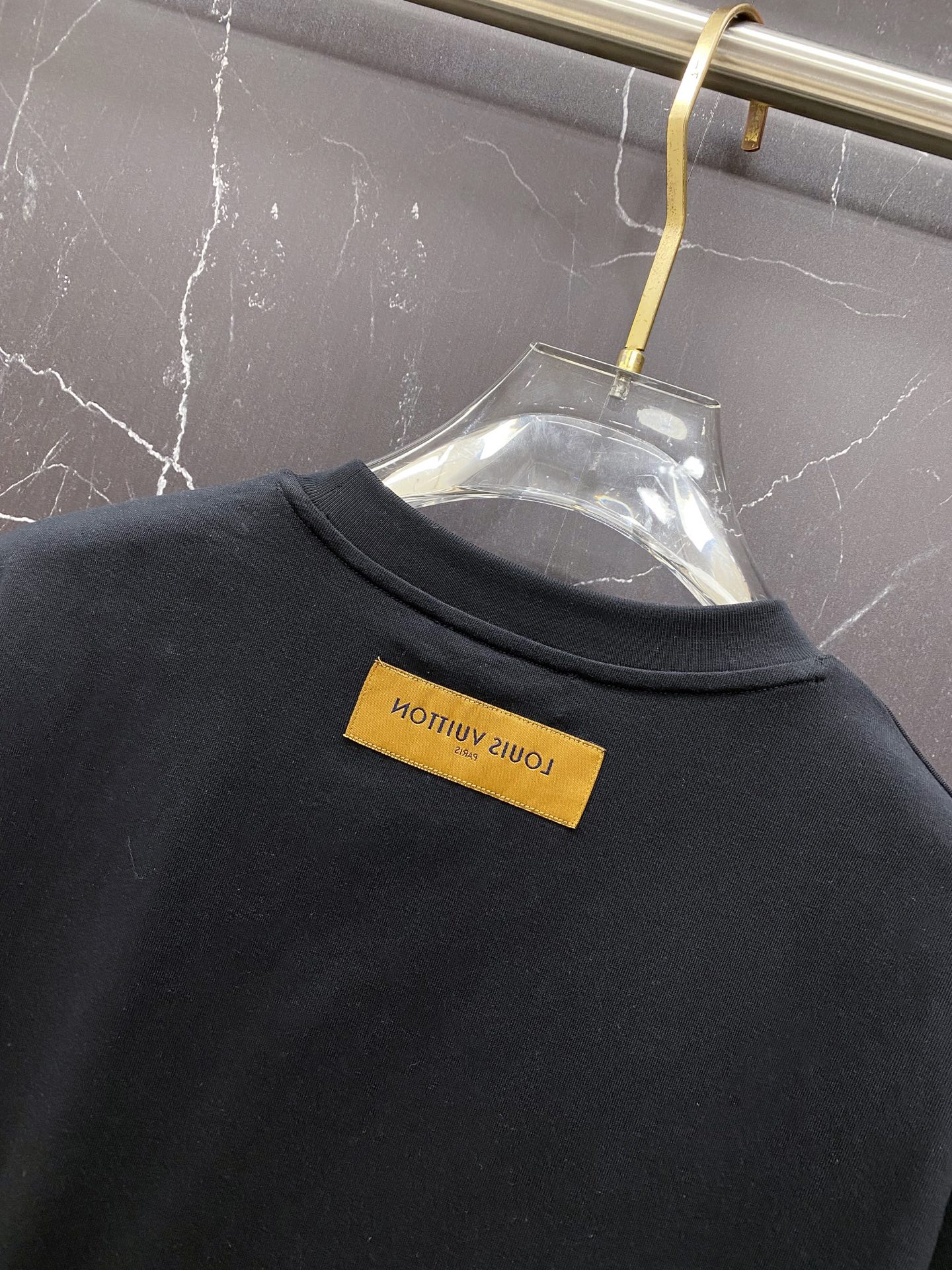 Louis Vuitton Basic Clothing Cotton Black S-l-xxl