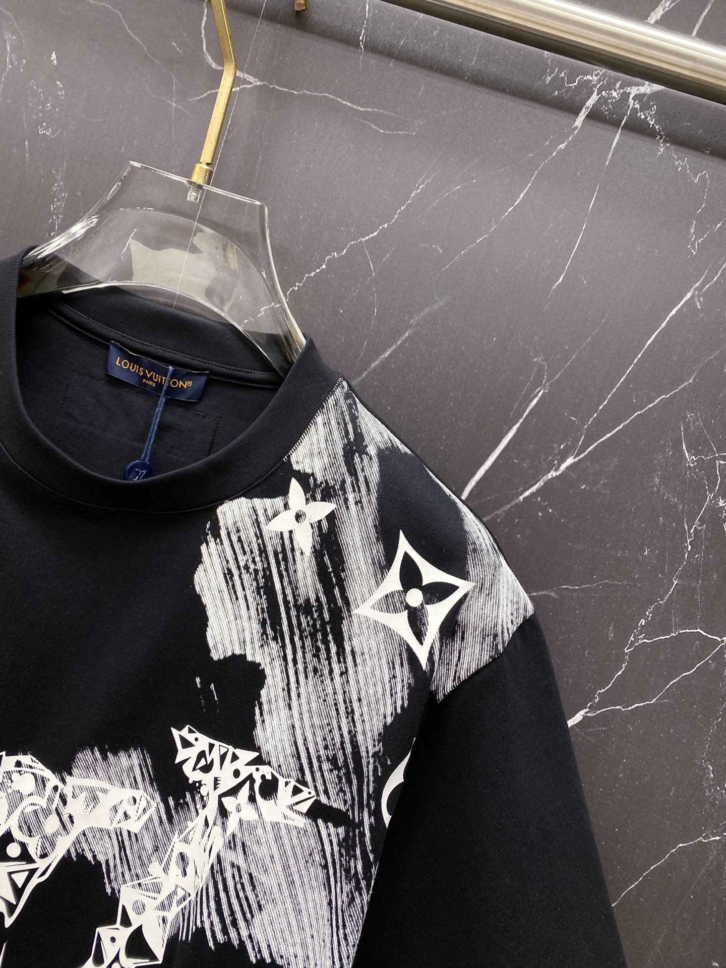 Louis Vuitton Basic Clothing Cotton Black S-l-xxl