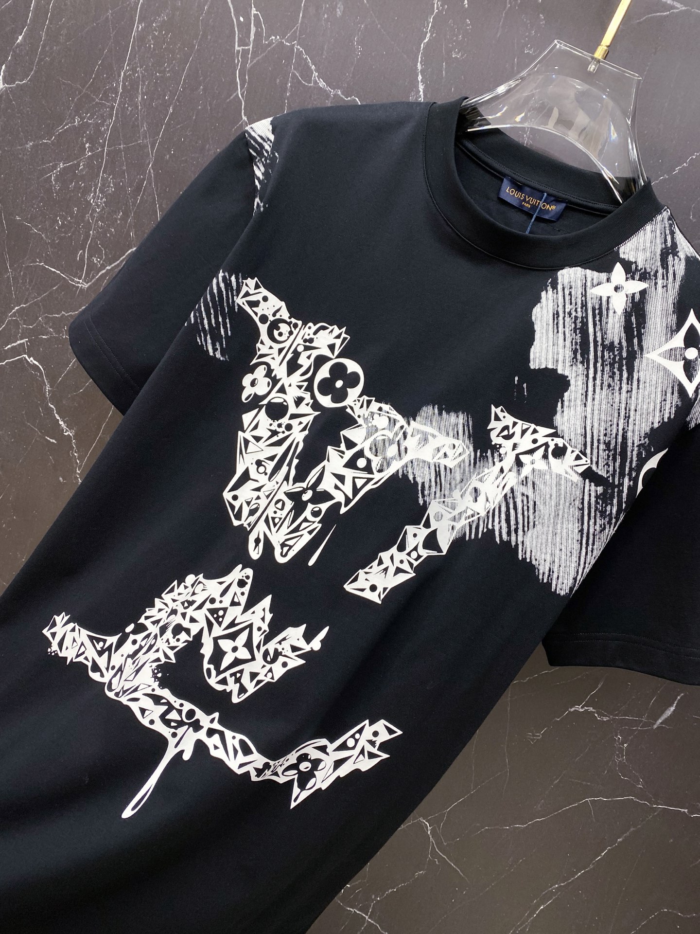 Louis Vuitton Basic Clothing Cotton Black S-l-xxl