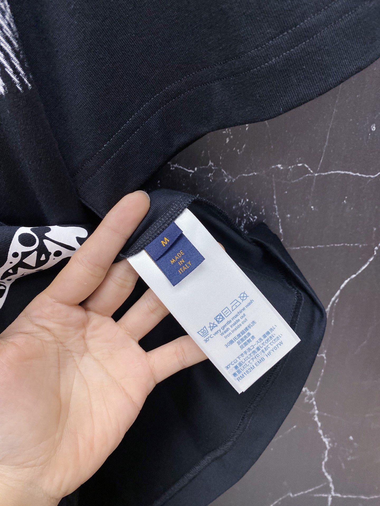 Louis Vuitton Basic Clothing Cotton Black S-l-xxl