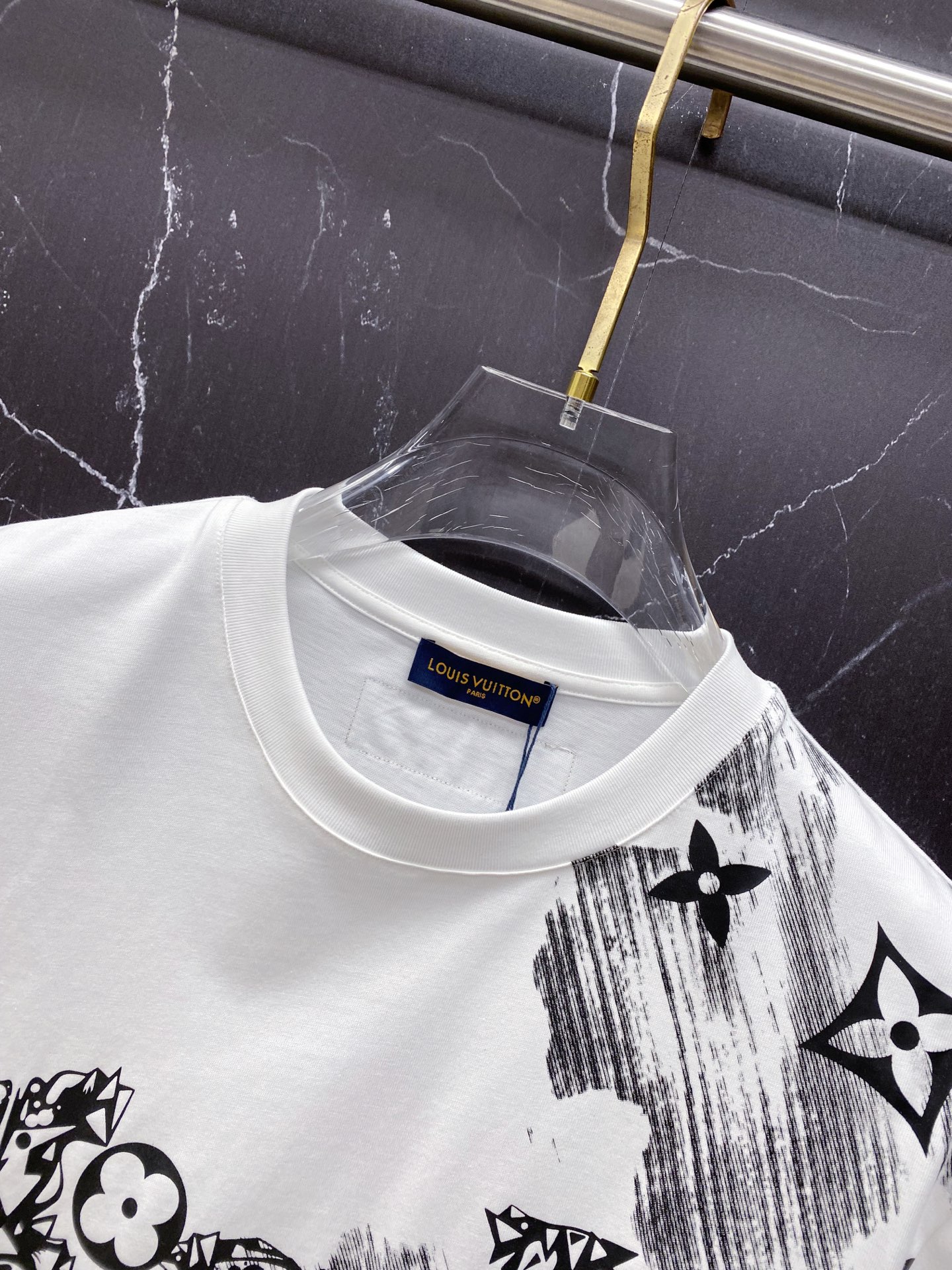 Louis Vuitton Basic Clothing Cotton Black S-l-xxl