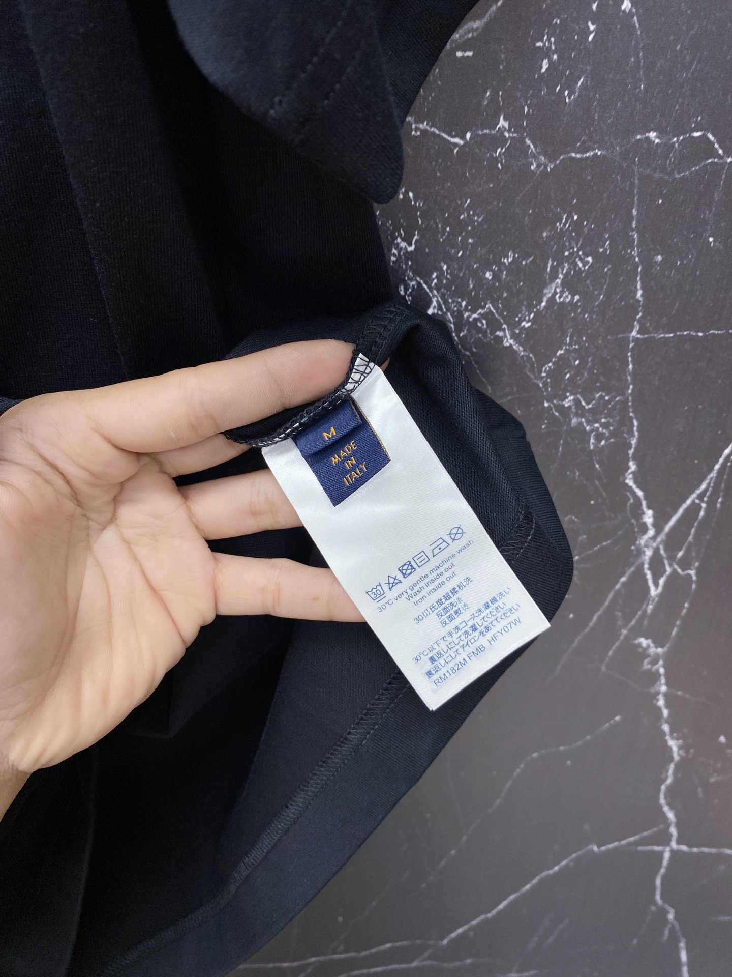 Louis Vuitton Basic Clothing Cotton Black S-l-xxl