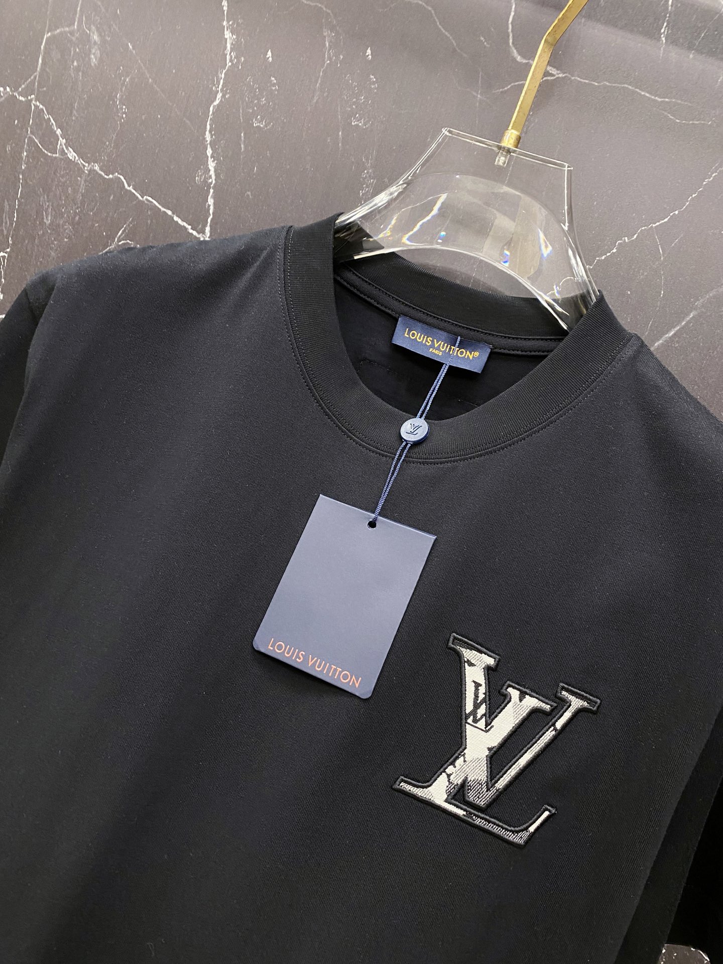 Louis Vuitton Basic Clothing Cotton Black S-l-xxl