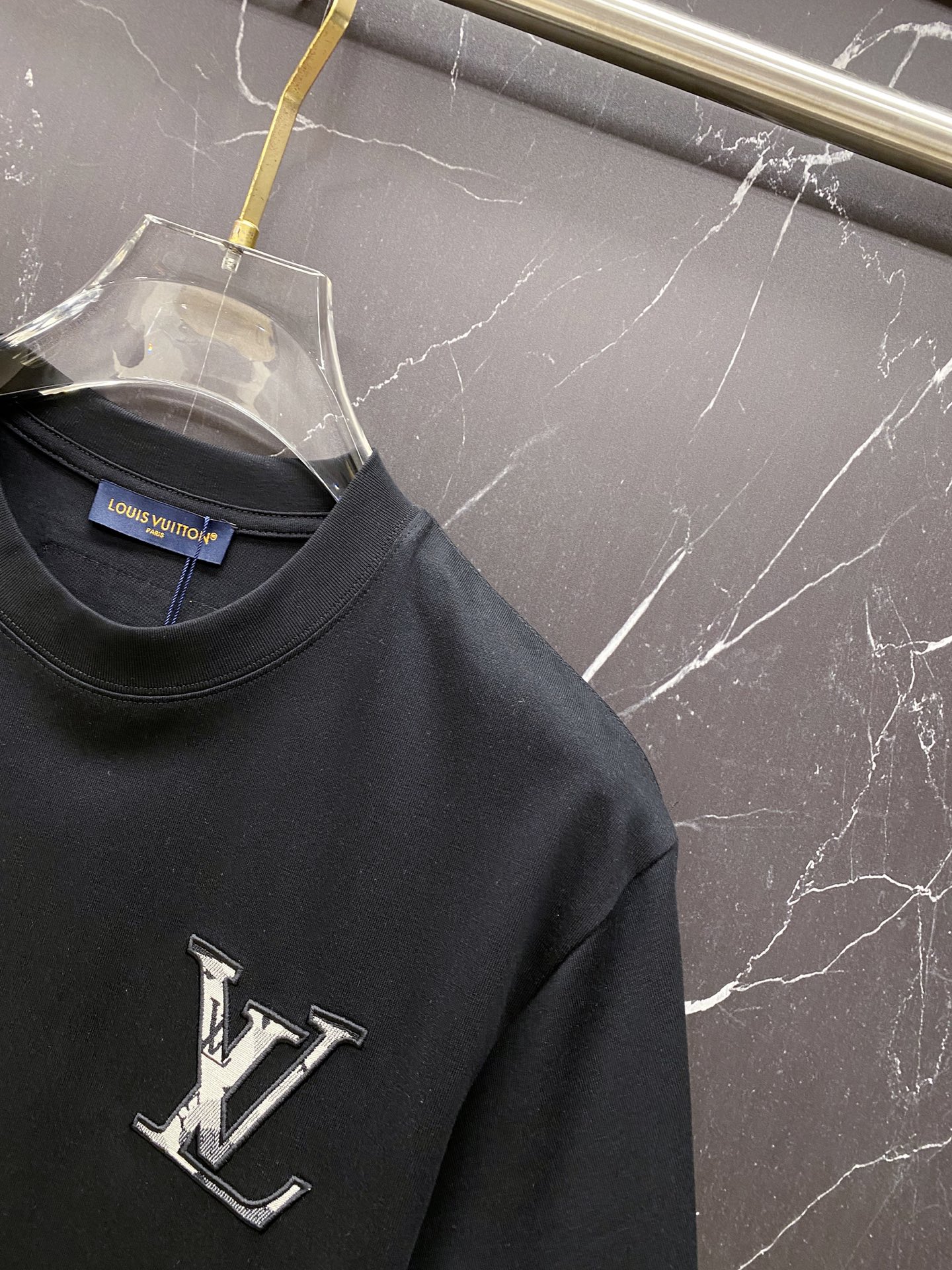 Louis Vuitton Basic Clothing Cotton Black S-l-xxl