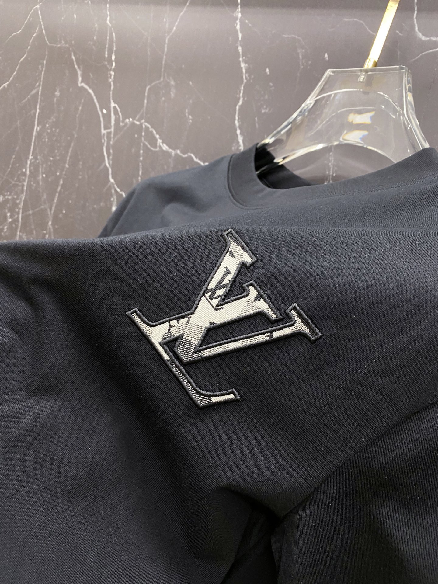 Louis Vuitton Basic Clothing Cotton Black S-l-xxl