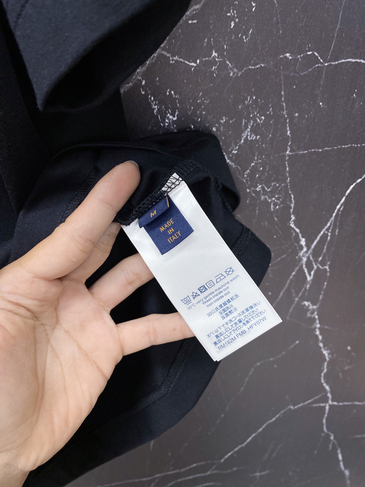 Louis Vuitton Basic Clothing Cotton Black S-l-xxl