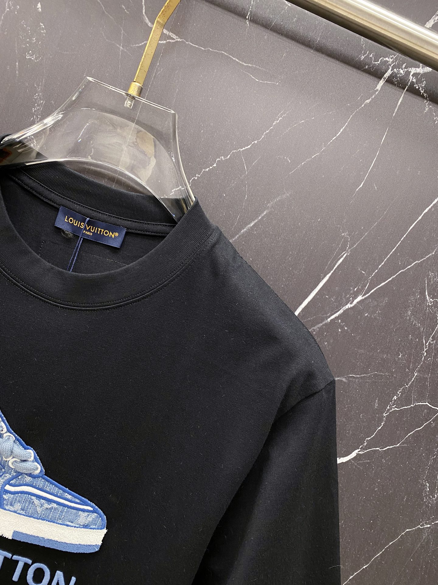 Louis Vuitton Basic Clothing Cotton Black S-l-xxl