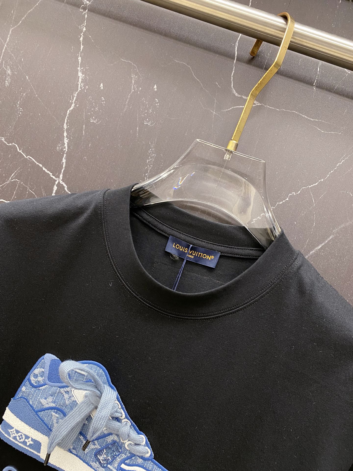 Louis Vuitton Basic Clothing Cotton Black S-l-xxl