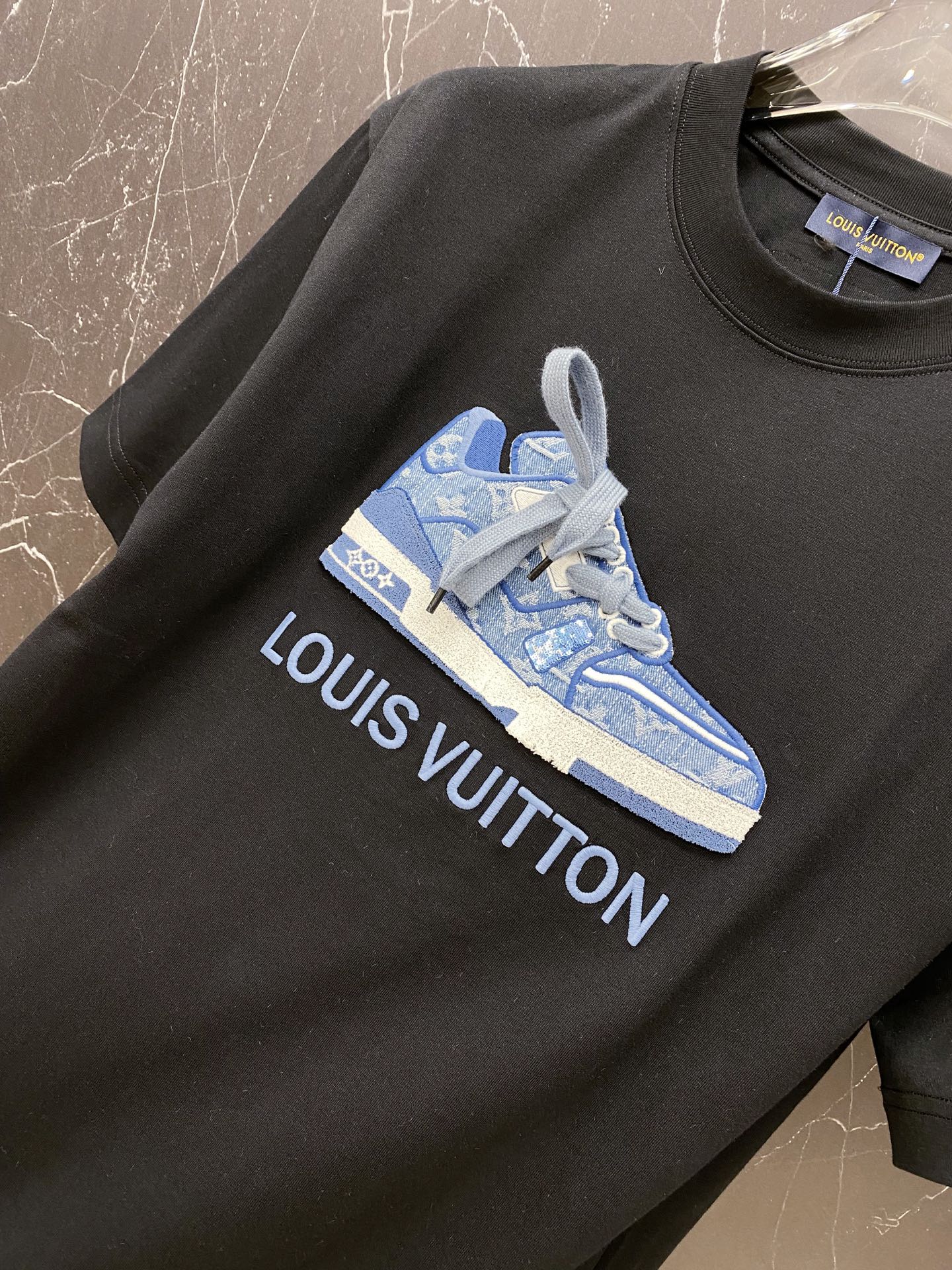 Louis Vuitton Basic Clothing Cotton Black S-l-xxl