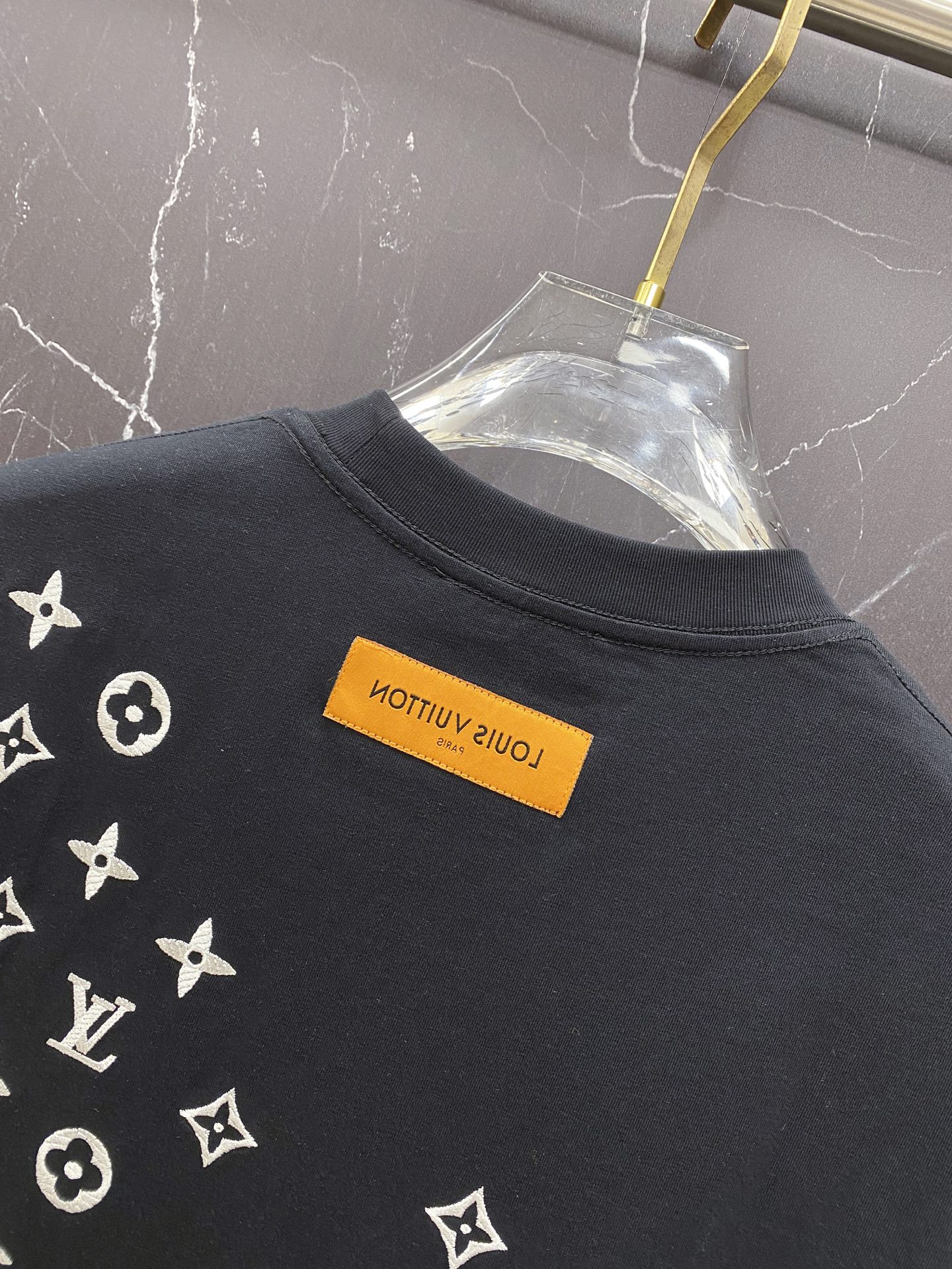 Louis Vuitton Basic Clothing Cotton Black S-l-xxl