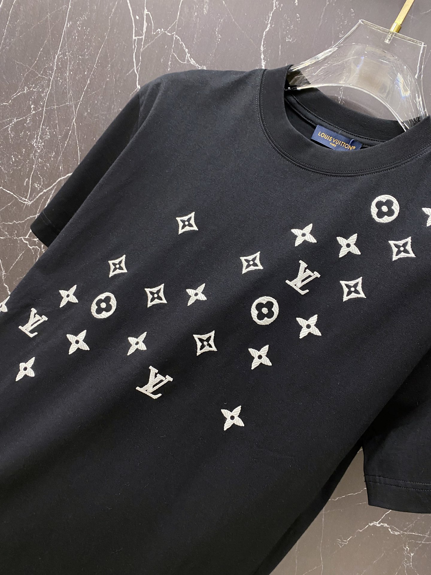 Louis Vuitton Basic Clothing Cotton Black S-l-xxl