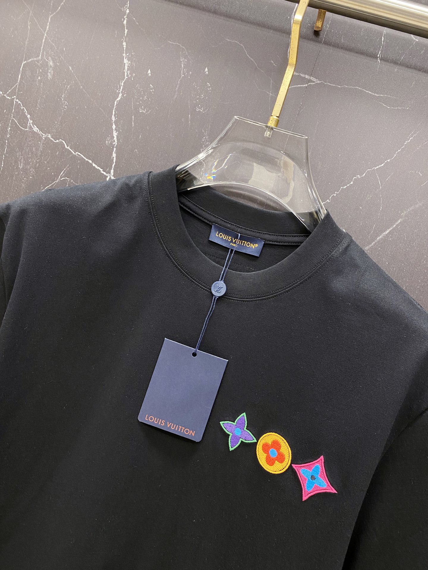 Louis Vuitton Basic Clothing Cotton Black S-l-xxl