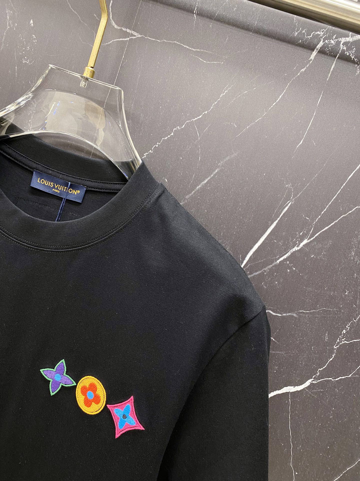 Louis Vuitton Basic Clothing Cotton Black S-l-xxl