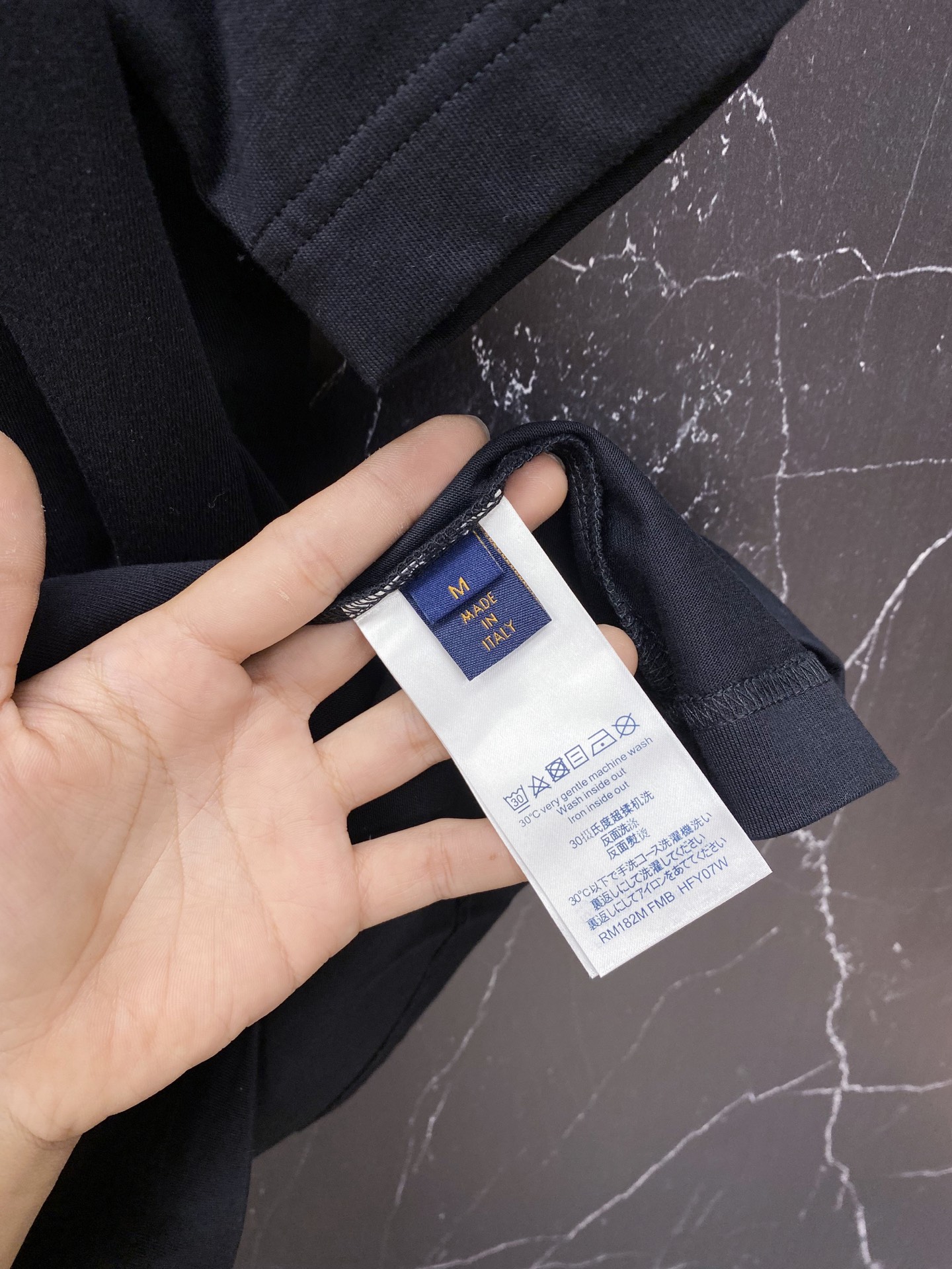 Louis Vuitton Basic Clothing Cotton Black S-l-xxl