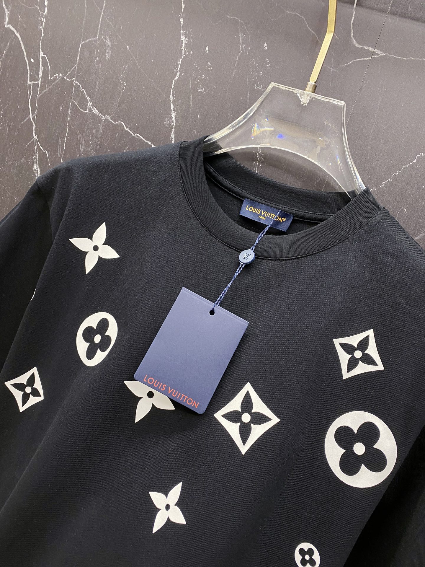 Louis Vuitton Basic Clothing Cotton Black S-l-xxl