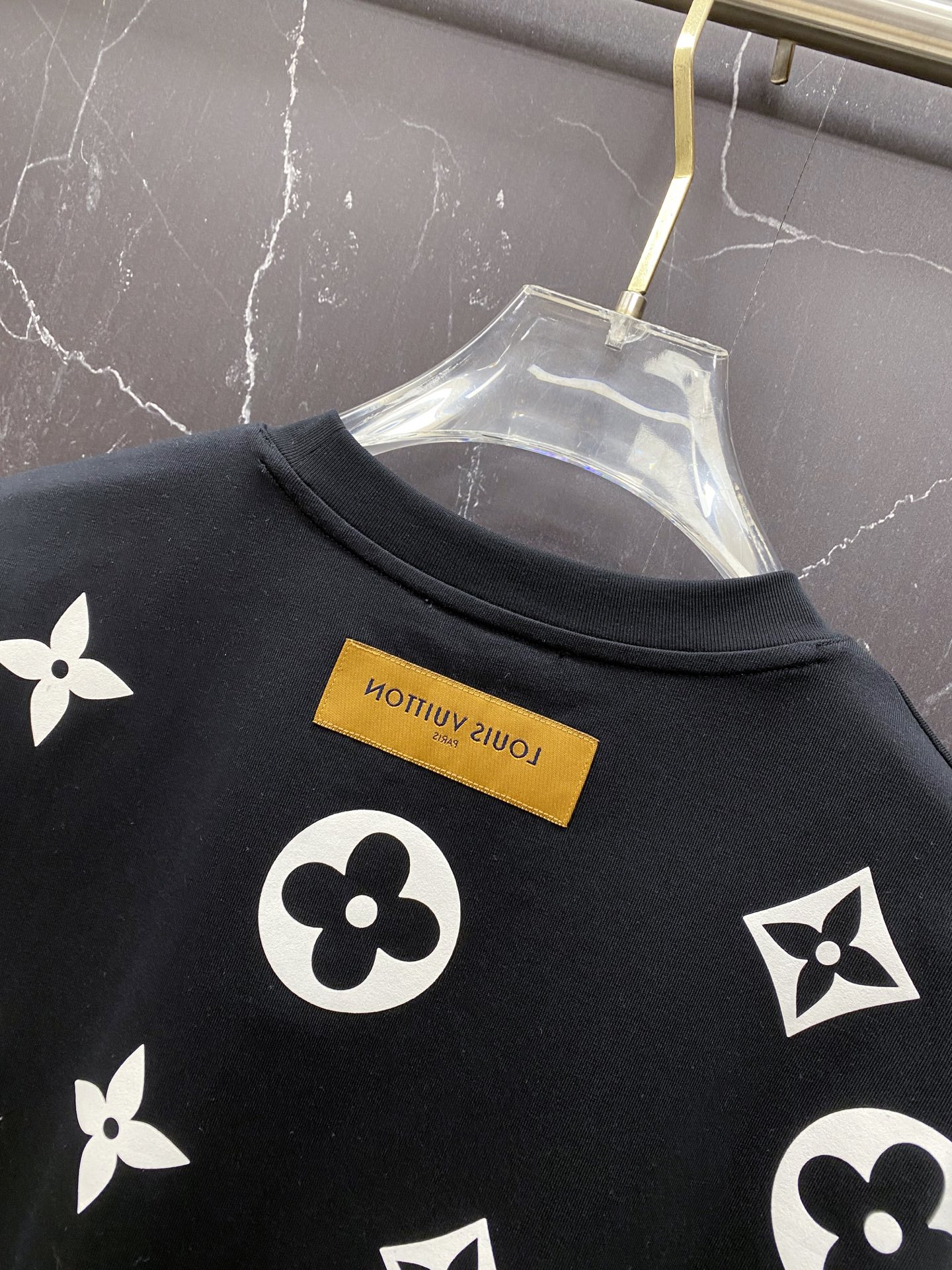 Louis Vuitton Basic Clothing Cotton Black S-l-xxl