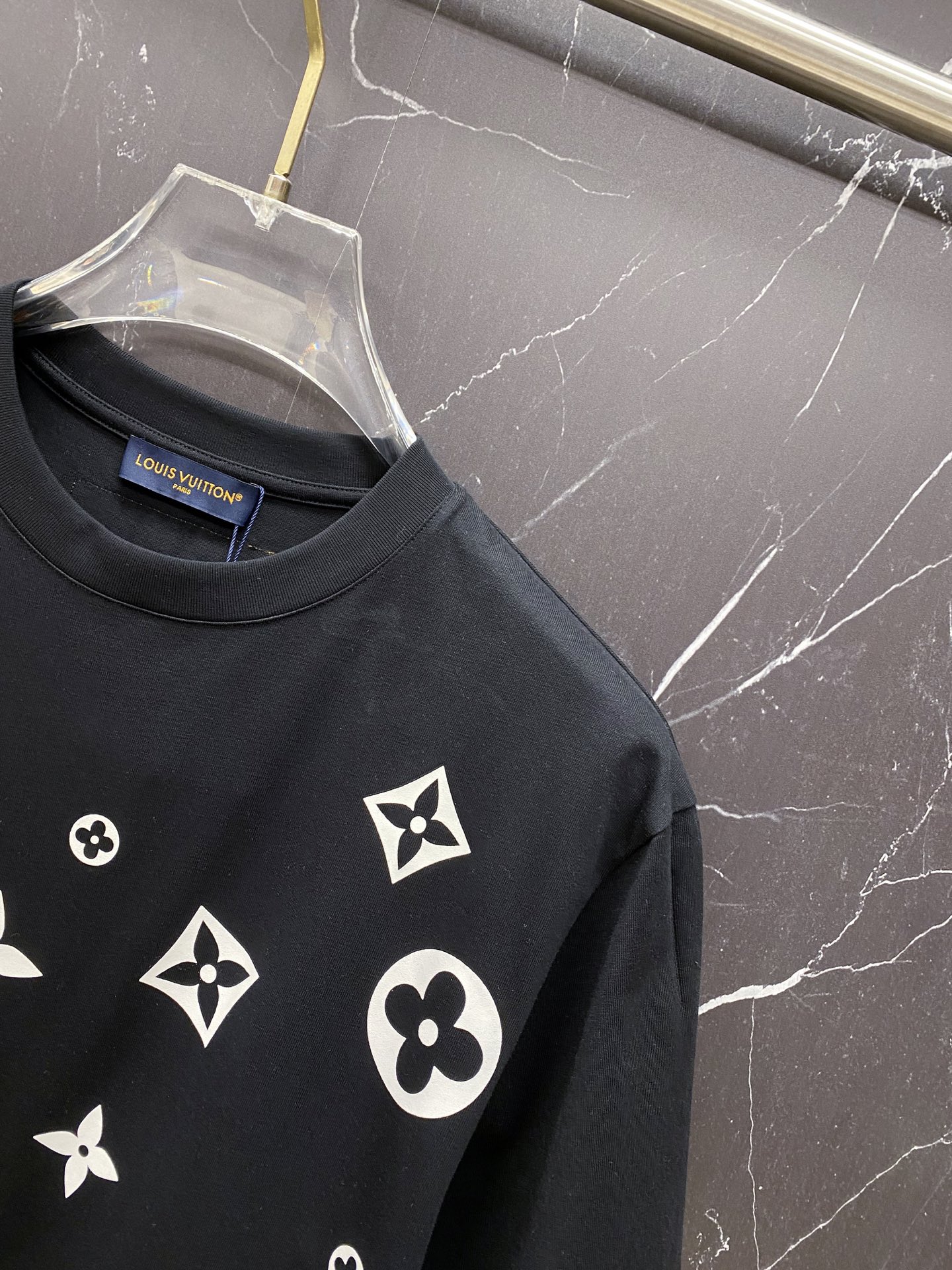 Louis Vuitton Basic Clothing Cotton Black S-l-xxl