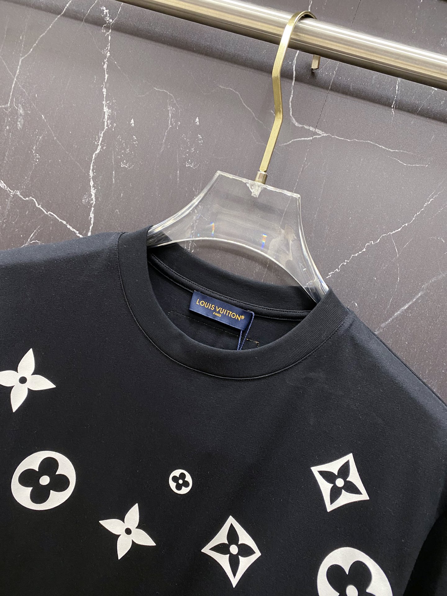 Louis Vuitton Basic Clothing Cotton Black S-l-xxl