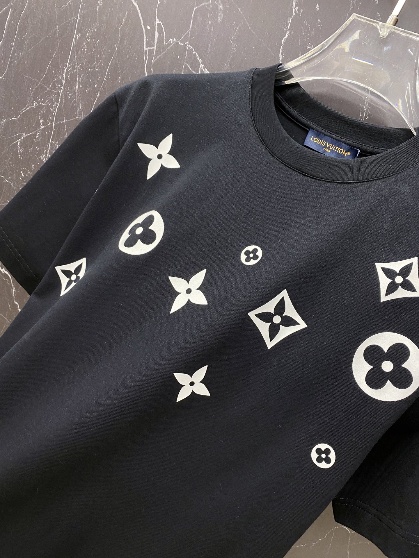 Louis Vuitton Basic Clothing Cotton Black S-l-xxl