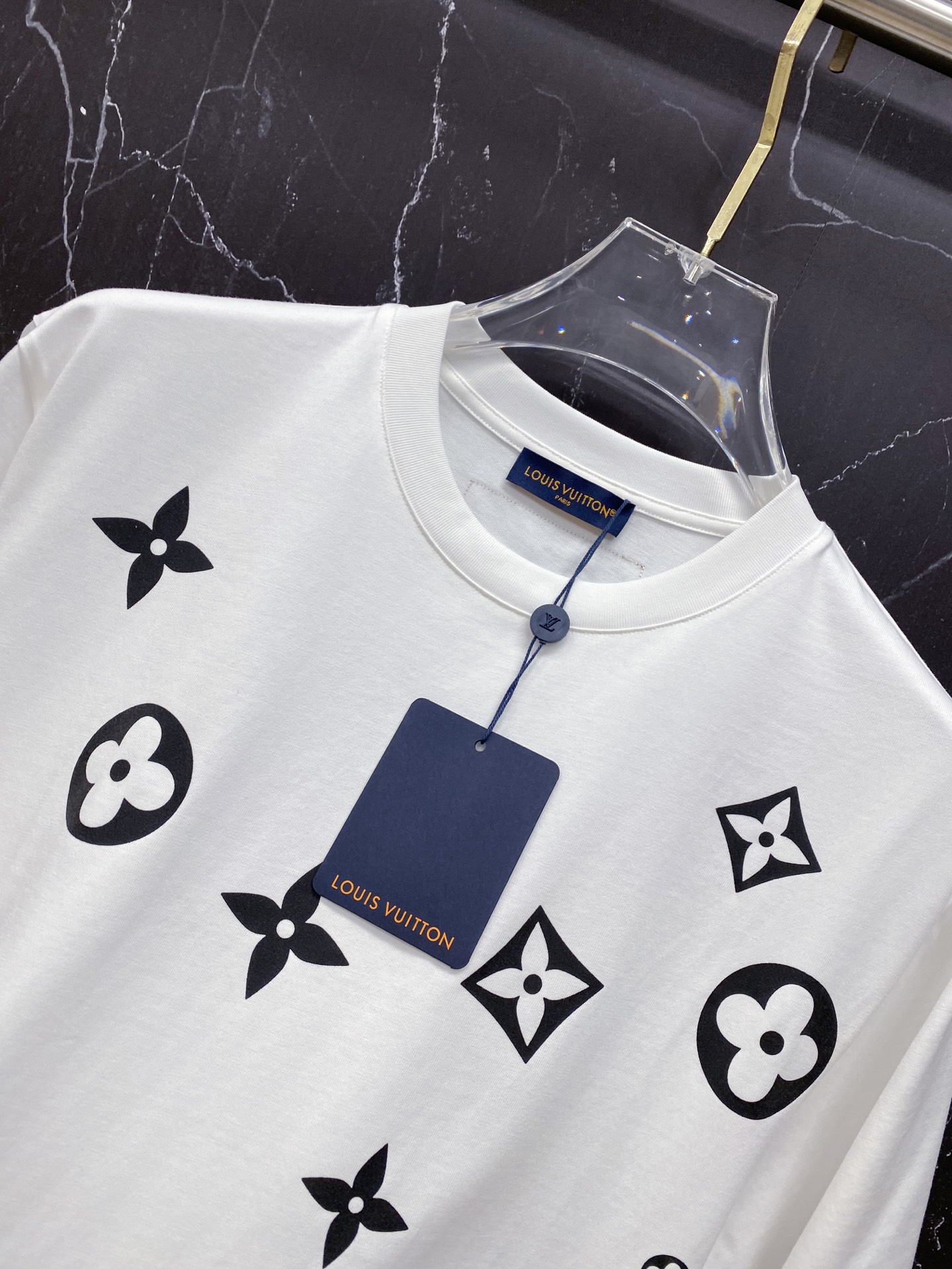 Louis Vuitton Basic Clothing Cotton Black S-l-xxl