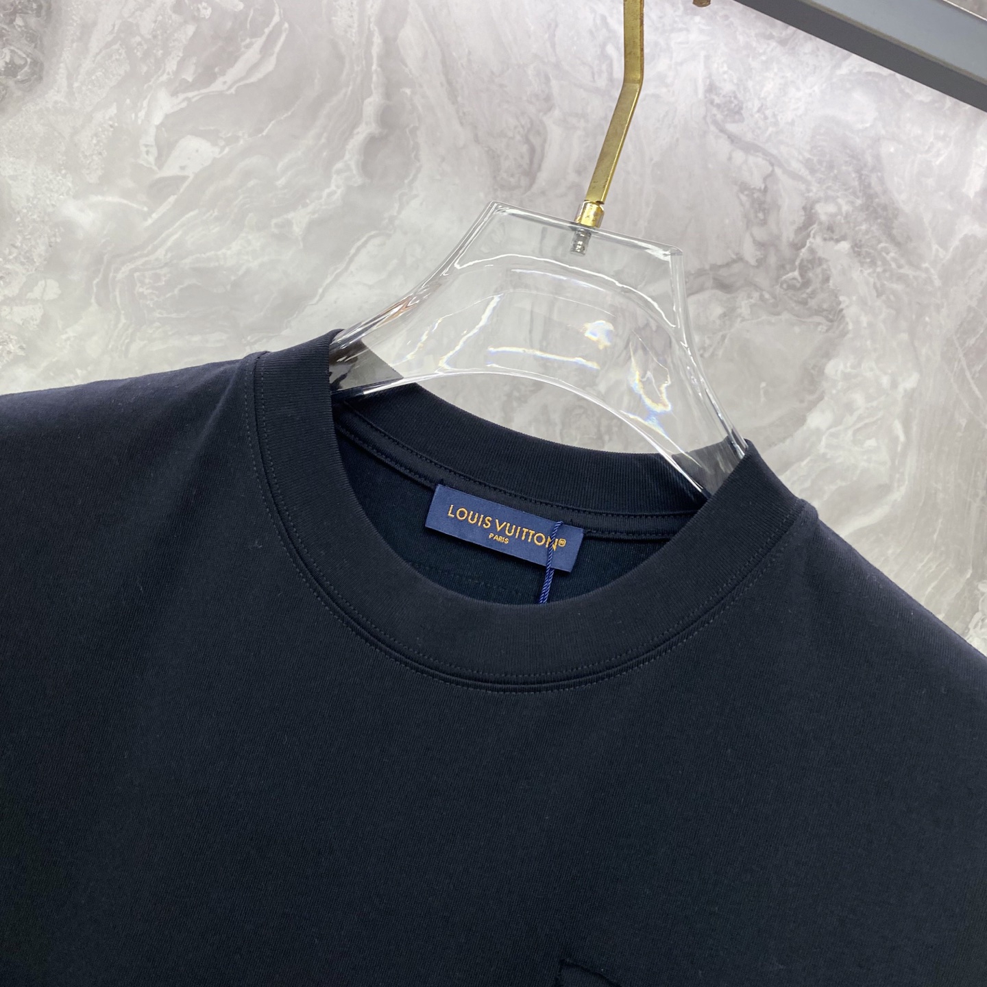 Louis Vuitton Basic Clothing Cotton Black S-l-xxl