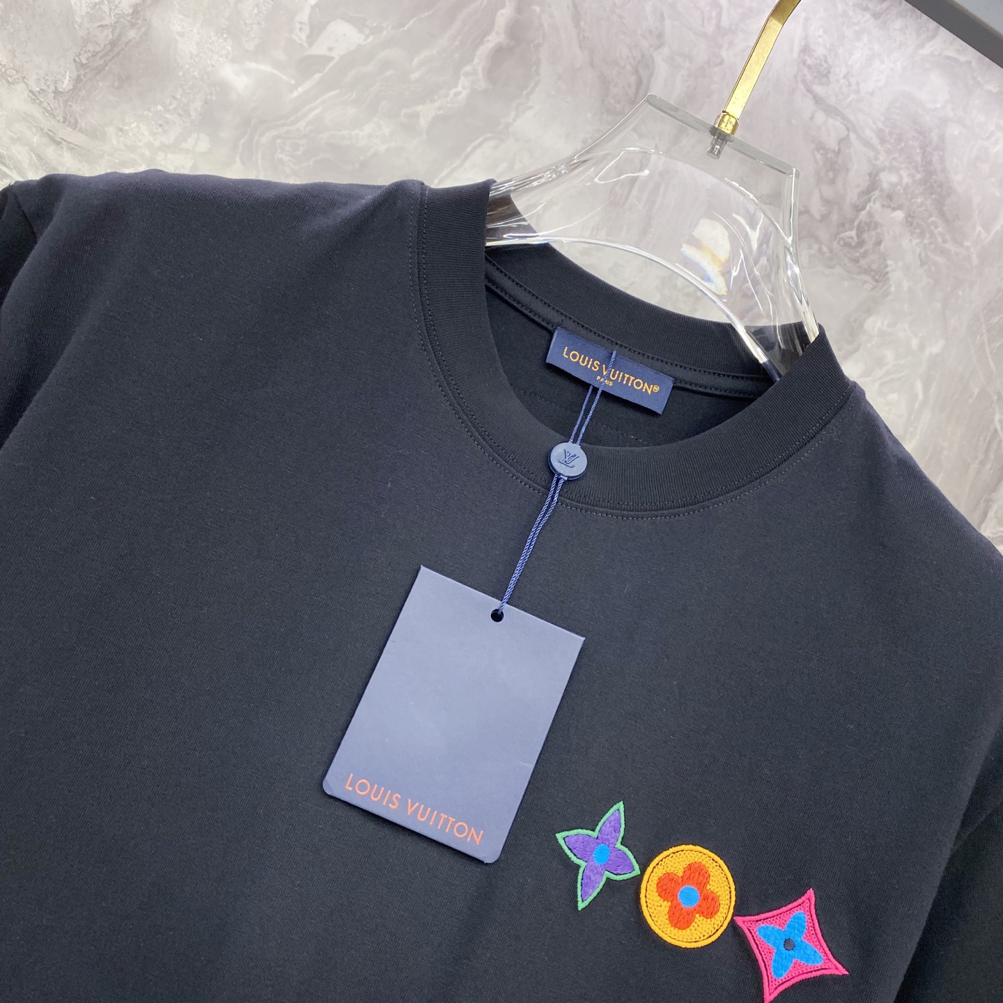 Louis Vuitton Basic Clothing Cotton Black S-l-xxl